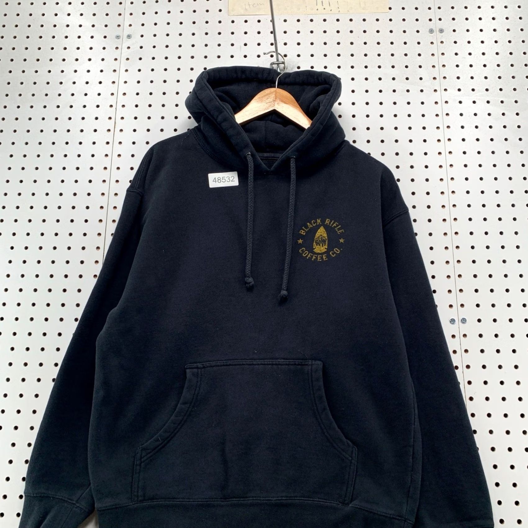 CO VINTAGE is not applicable here. Black Rifle Coffee Co Hoodie Mens M Black Logo Pullover Size US M / EU 48-50 / 2 - 4 Thumbnail