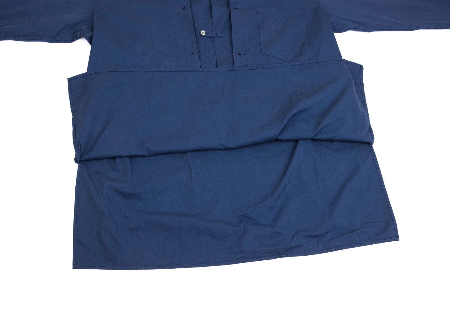 Yohji Yamamoto Yohji Yamamoto Cotton Grommet Button Pullover Long Shirt Size US M / EU 48-50 / 2 - 16 Thumbnail