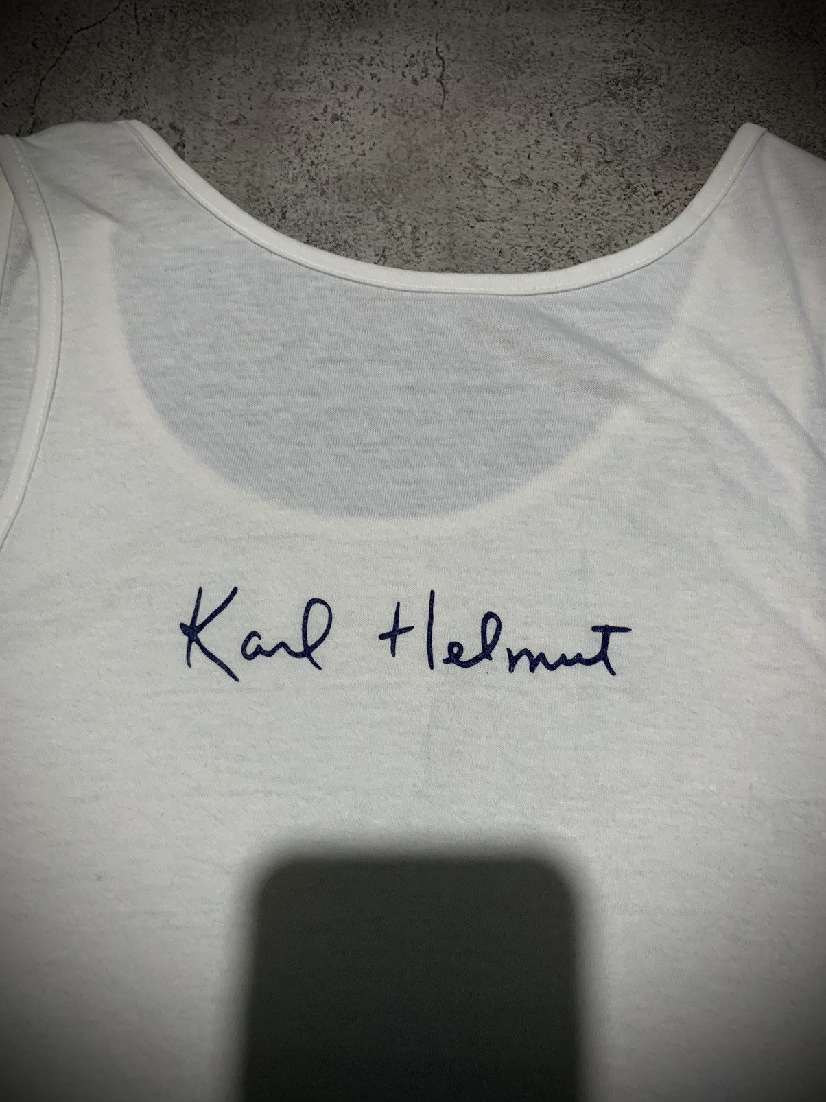Karl Helmut Vintage Karl Helmut blame it on my youth patch tanktop Size US M / EU 48-50 / 2 - 6 Thumbnail