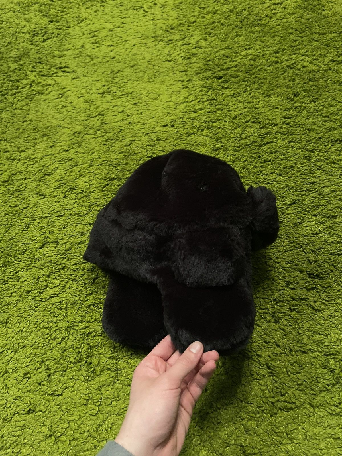 Hysteric Glamour Y2K Japanese style fuzzy faux fur Ushanka trapper hat Size 32 - 1 Thumbnail