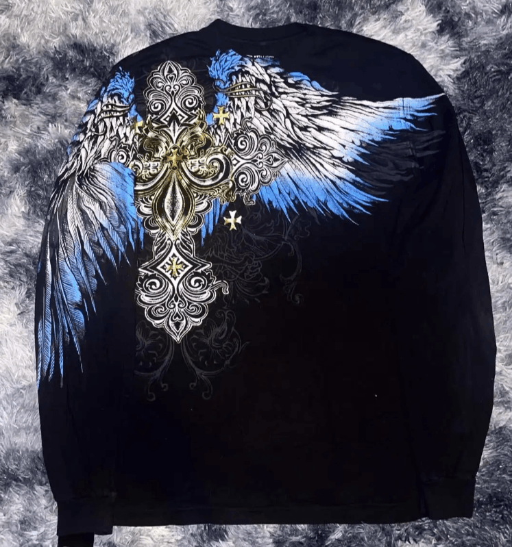 Japanese Brand Y2K Autumn New Xtreme Angel Blue Size US S / EU 44-46 / 1 - 2 Thumbnail