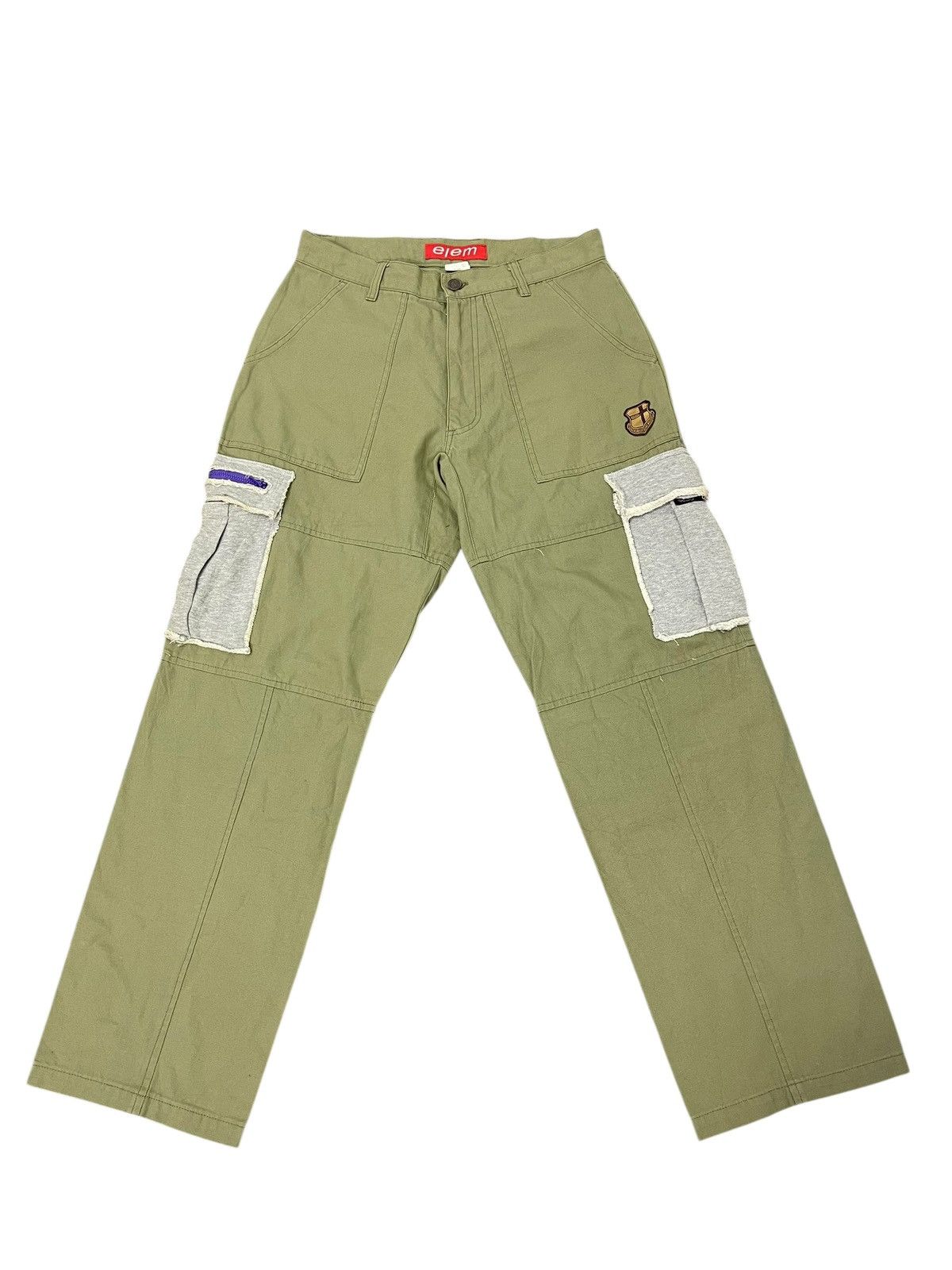 Japanese Brand Elem Cargo Pant Hybrid Sweat Pockets Style Regular 4🟦0 Size US 31 - 7 Thumbnail
