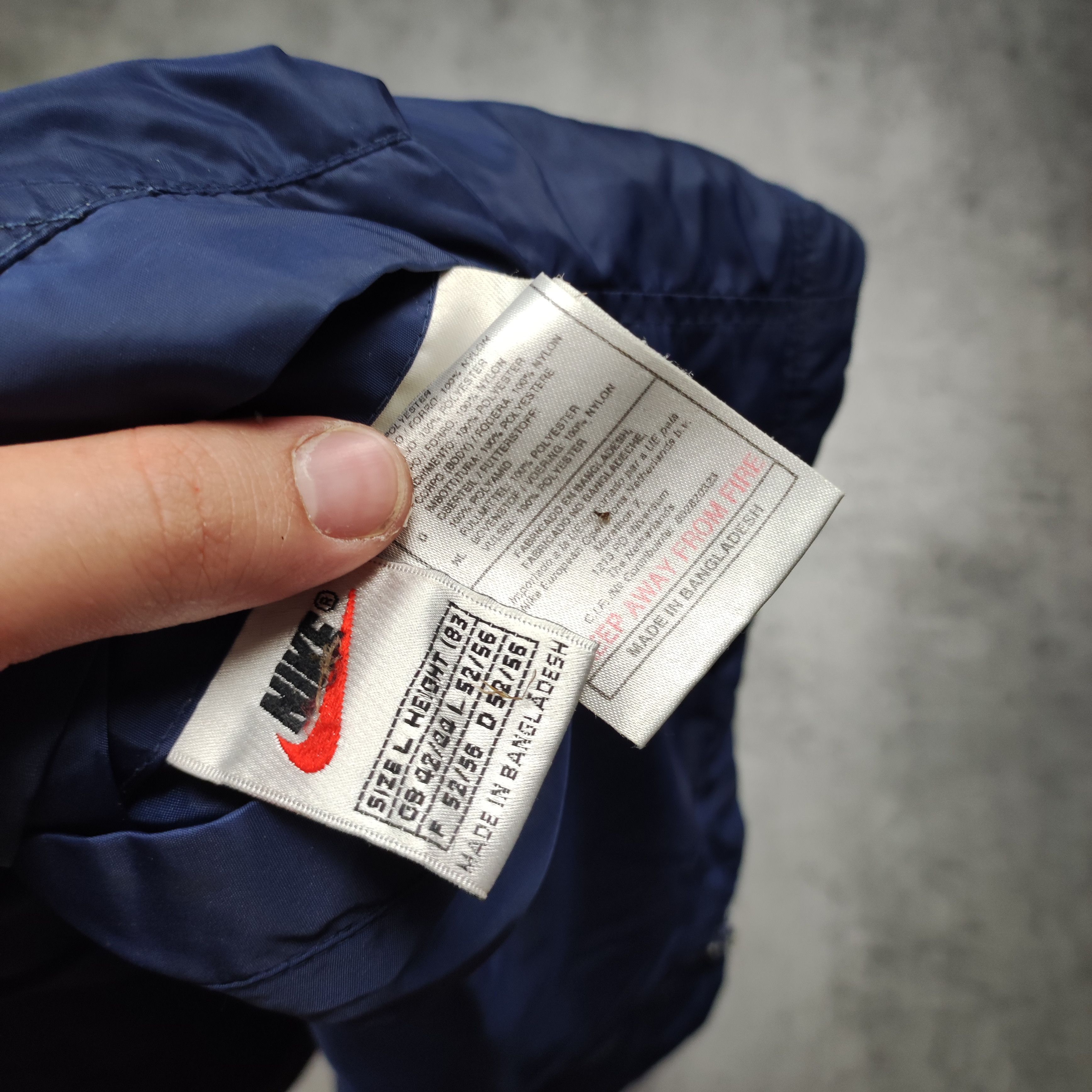 Nike × Vintage Vintage RARE 90s Glasgow Rangers Nike Reversible Jacket Size US L / EU 52-54 / 3 - 9 Thumbnail