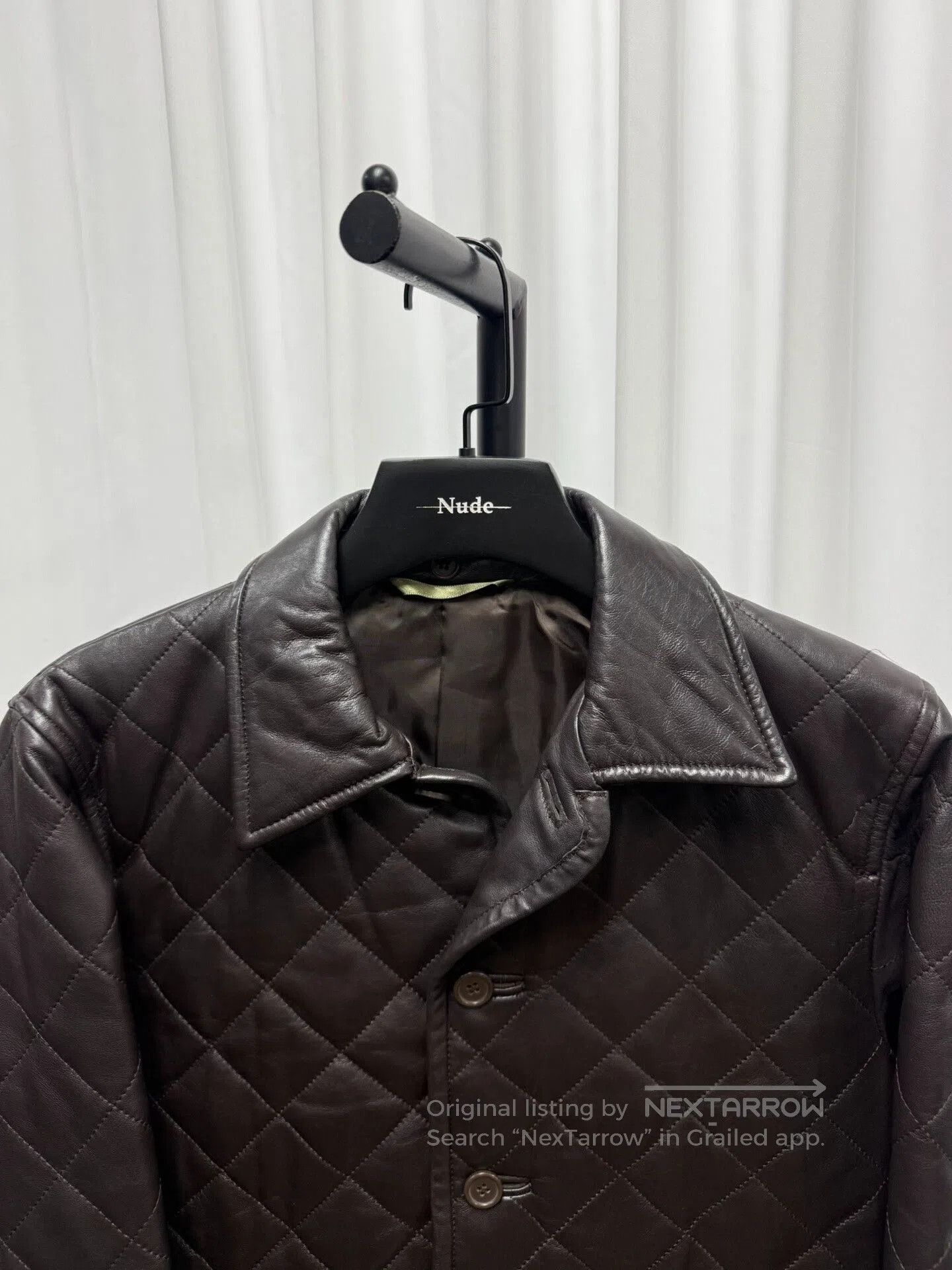 Yohji Yamamoto yohji yamamoto brown quilted leather jacket. Size US L / EU 52-54 / 3 - 3 Thumbnail