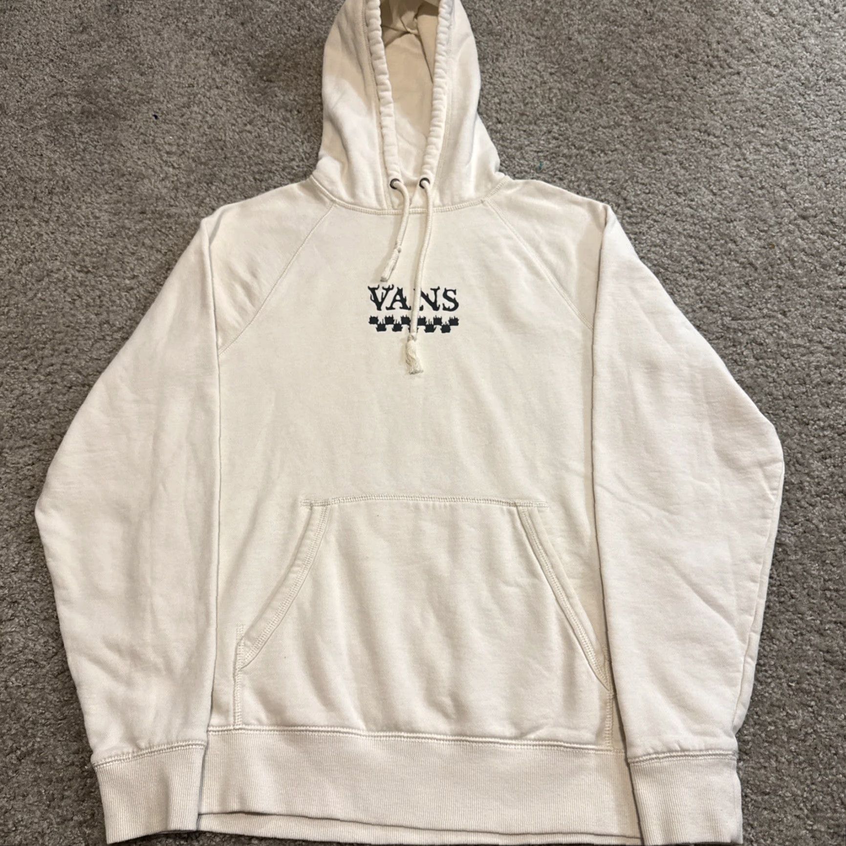 Vans Vans Skateboarding Versa White Hoodie Sweatshirt Adult Large Mens Size US L / EU 52-54 / 3 - 3 Thumbnail