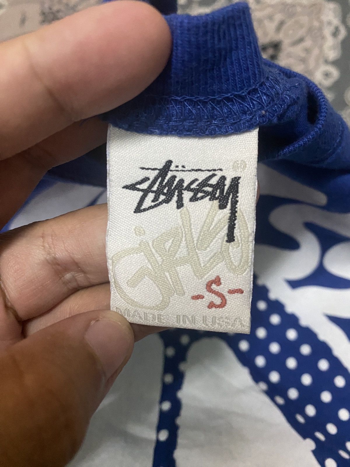 Stussy × Vintage ‼️RARE‼️STUSSY WORLDWIDE SHIRT TEE🔥 Size S / US 4 / IT 40 - 5 Thumbnail