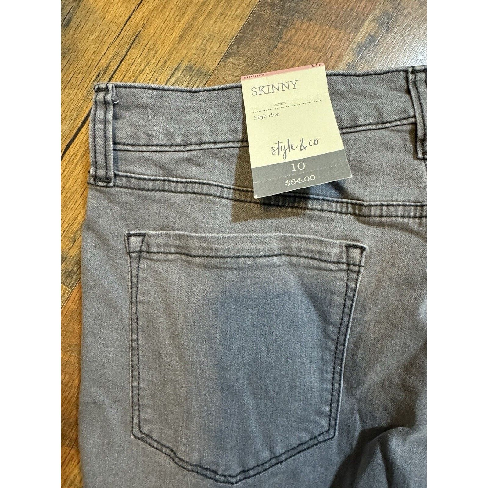 Other Style & Co Button Fly High Rise Skinny Ankle Jeans Size 10 Size 32" / US 10 / IT 46 - 3 Thumbnail