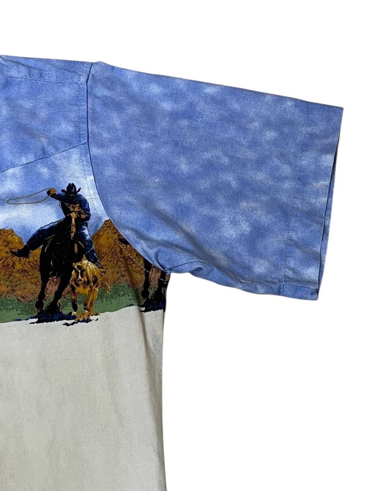 Wrangler RARE🔥VINTAGE WRANGLER COWBOYS WESTERN BUTTON UPS SHIRT Size US XS / EU 42 / 0 - 10 Thumbnail