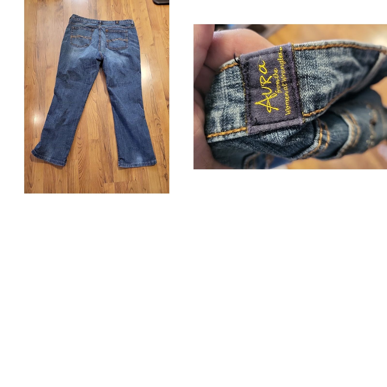 Vintage VINTAGE Aura Bootcut Jeans Women 18 Sht Embroidered Wrangler Blue Jeans Womens 18 Boys Girls? Size 40" / US 18 - 9 Thumbnail