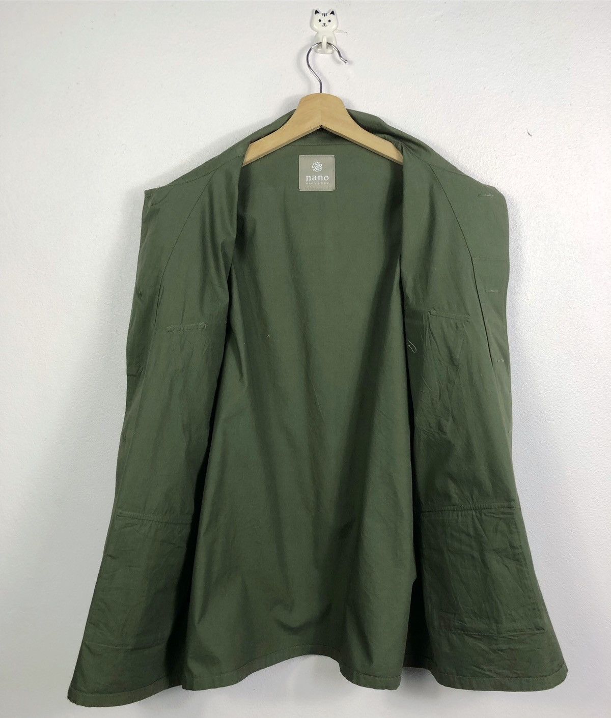 NANO universe Rare Nano Universe Japan Military Style Button Jacket Size US L / EU 52-54 / 3 - 8 Thumbnail
