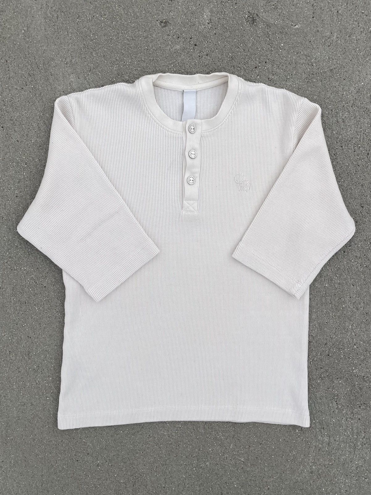 Chrome Hearts Chrome Hearts Logo Embroidered Waffle Henley Half-Sleeve Size US S / EU 44-46 / 1 - 1 Thumbnail