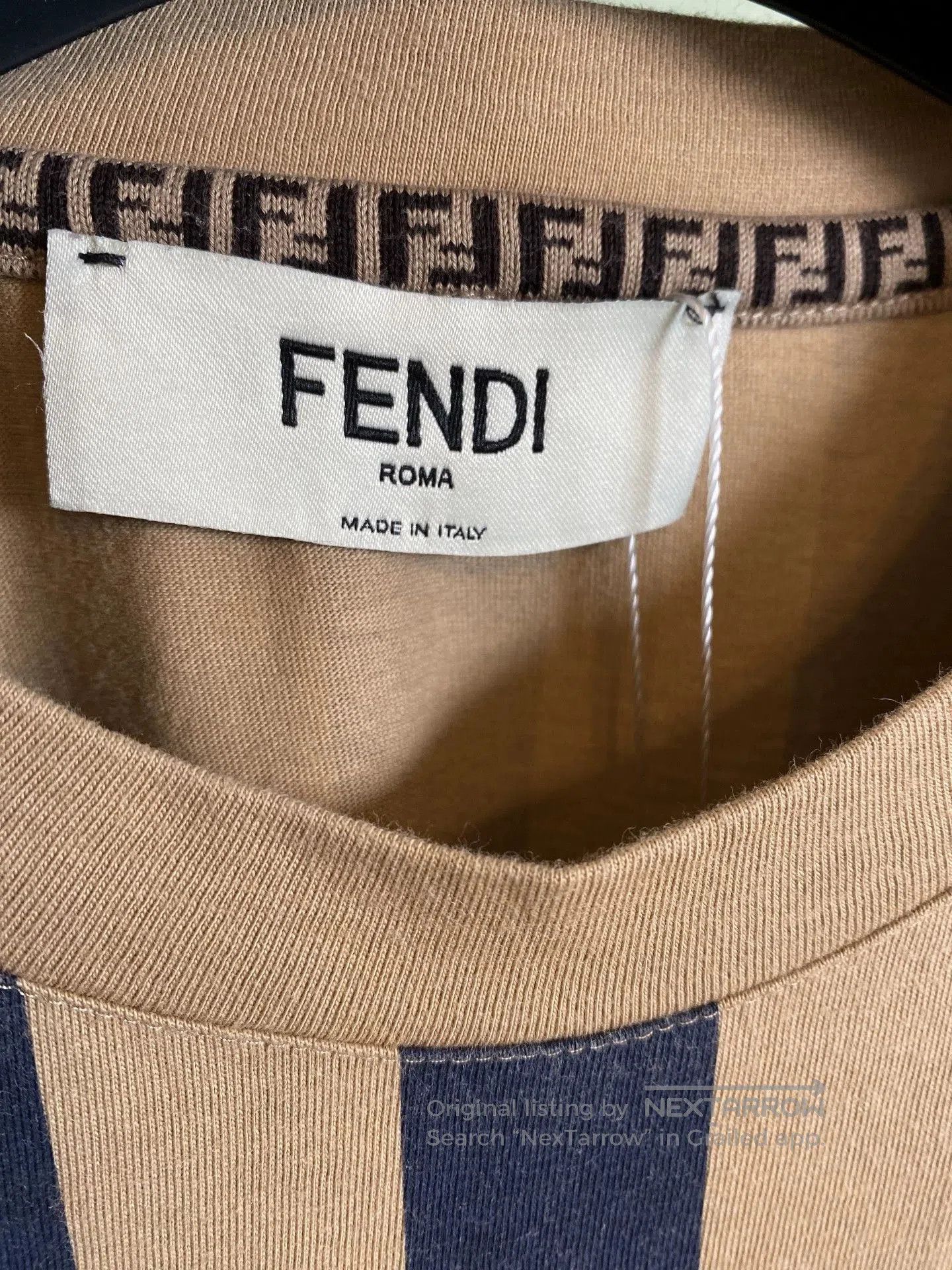 Fendi Fendi Colorblock Stripe Logo Short Sleeve T-shirt. Size US M / EU 48-50 / 2 - 4 Thumbnail