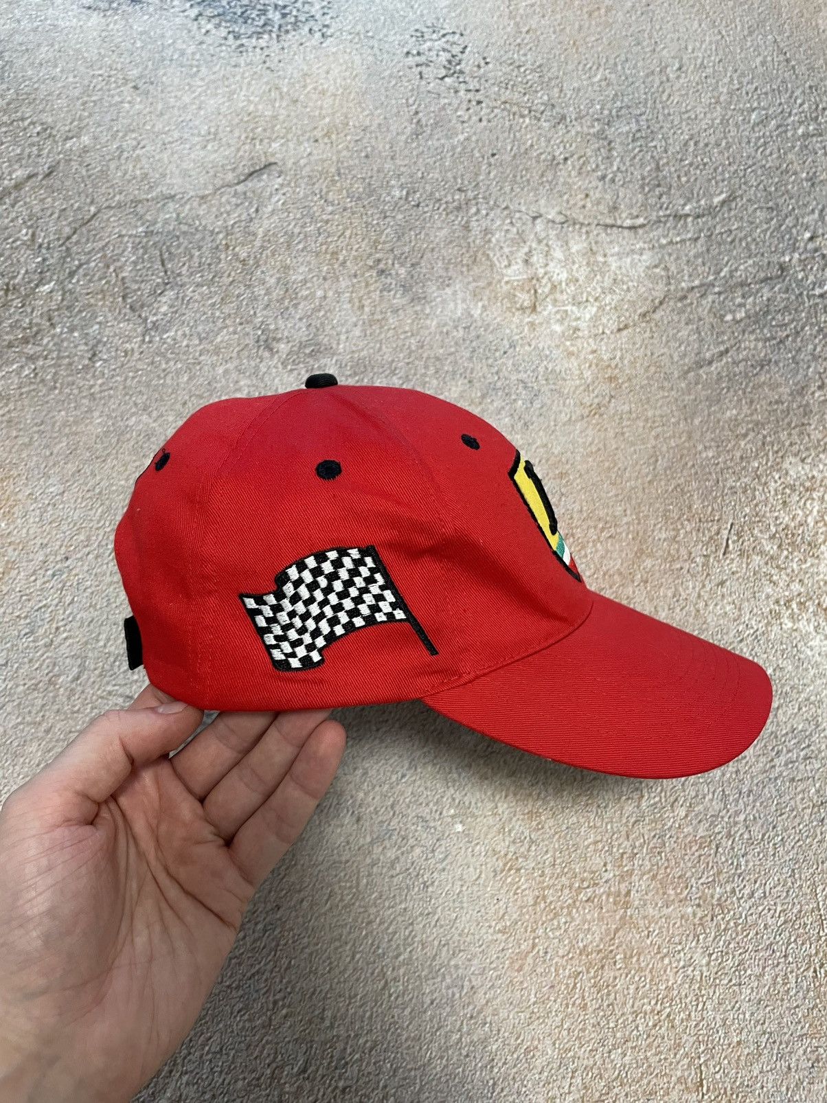 Ferrari Vintage Ferrari Formula 1 Racing Cap Center Logo Size ONE SIZE - 4 Thumbnail