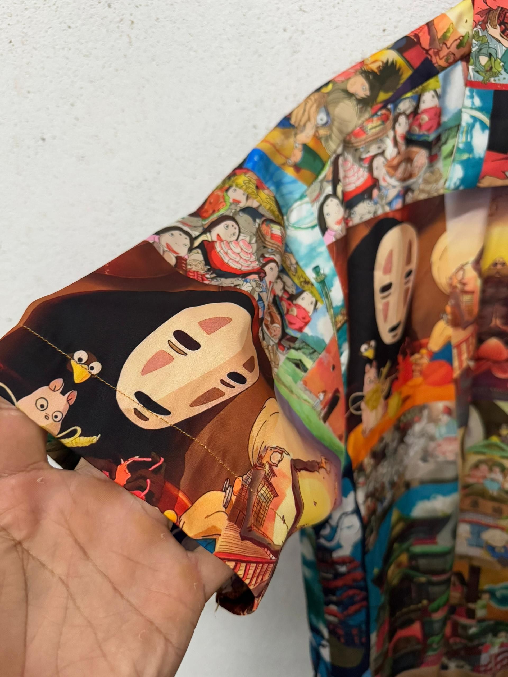 If Six Was Nine × Japanese Brand Studio ghibli spirit away full print satin button ups Size US L / EU 52-54 / 3 - 5 Thumbnail