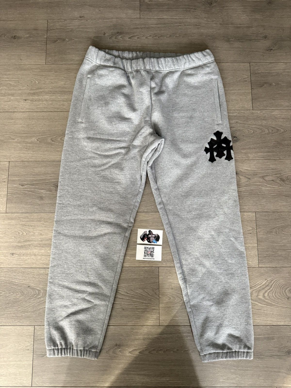 Chrome Hearts Chrome Hearts Paper Jam Cross Patch SweatPants Size US 38 / EU 54 - 2 Thumbnail