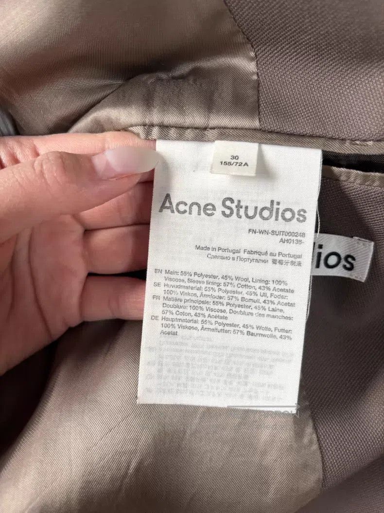 Acne Studios Acne Studios Brown Blazer Jacket Size 4XL / US 24-26 - 6 Thumbnail