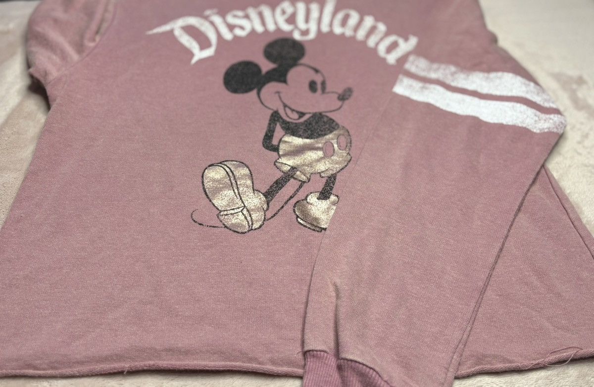 Disney Disneyland Mickey Mouse LongSleeve Crop Oversized Xsmall Top Size XS / US 0-2 / IT 36-38 - 5 Thumbnail