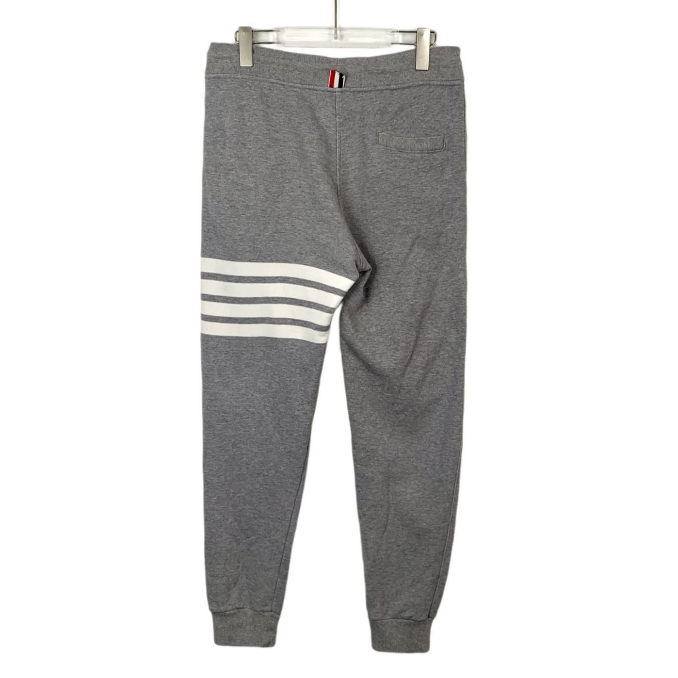 Thom Browne THOM BROWNE New York Gray Cotton Jogger Sweatpants With Four Size 25" / US 0 / IT 36 - 7 Thumbnail