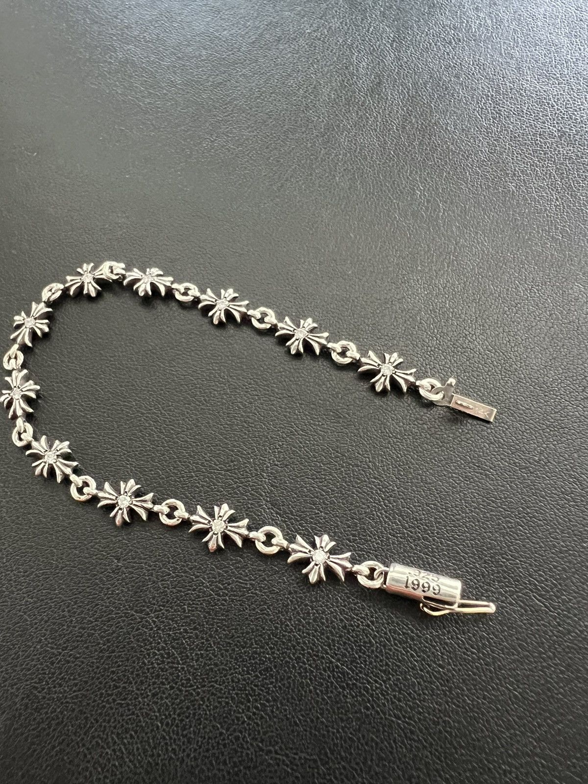 Chrome Hearts Chrome Hearts Tiny E Diamond Bracelet 11 Link Size ONE SIZE - 7 Thumbnail