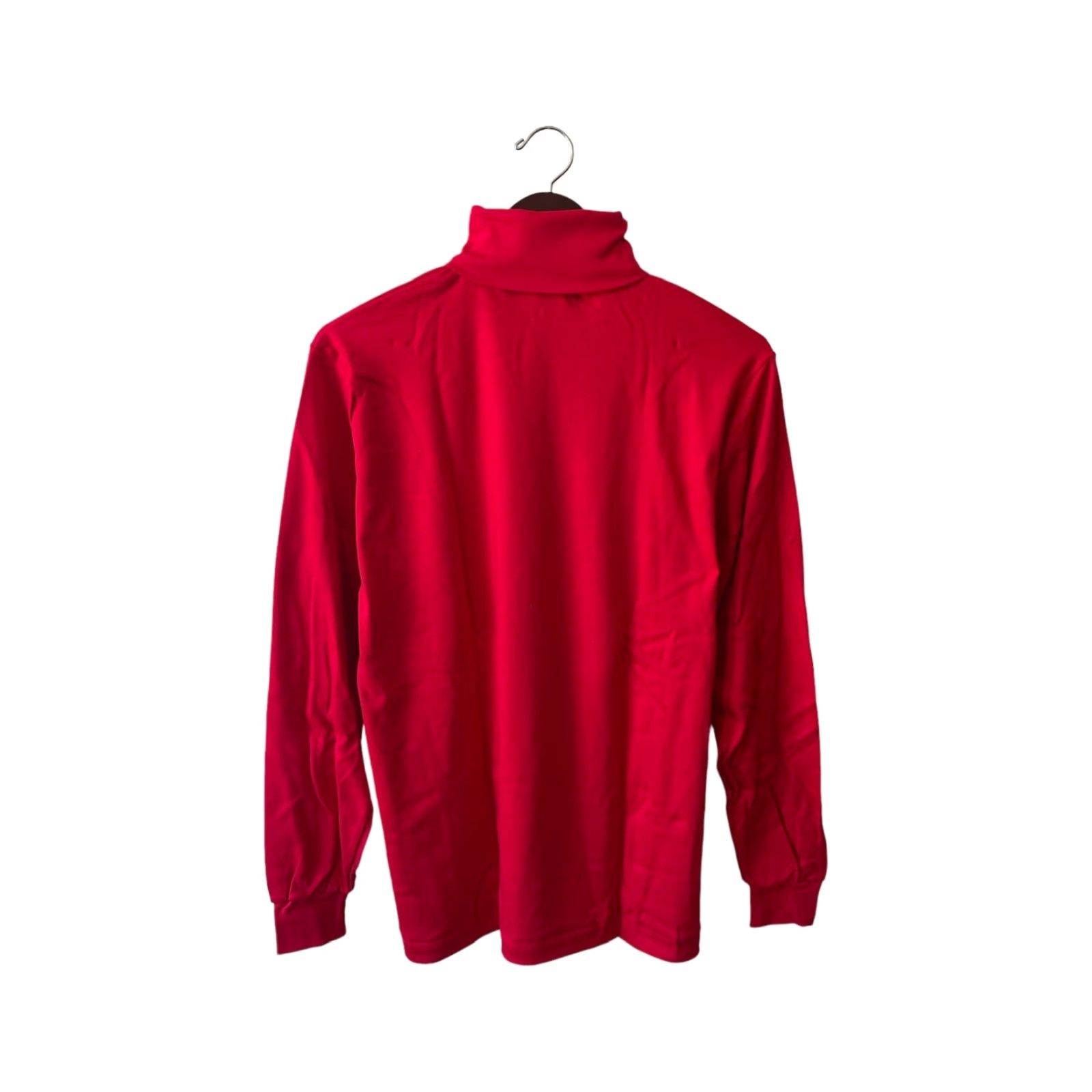 Russell Athletic VINTAGE Russell Athletic Turtleneck Shirt Mens M Red 90s USA Made NOS NWT Sweatshirt Long Sleeve Cotton 28.5" 22" 26" Foldover Collar Mens Size US M / EU 48-50 / 2 - 7 Thumbnail
