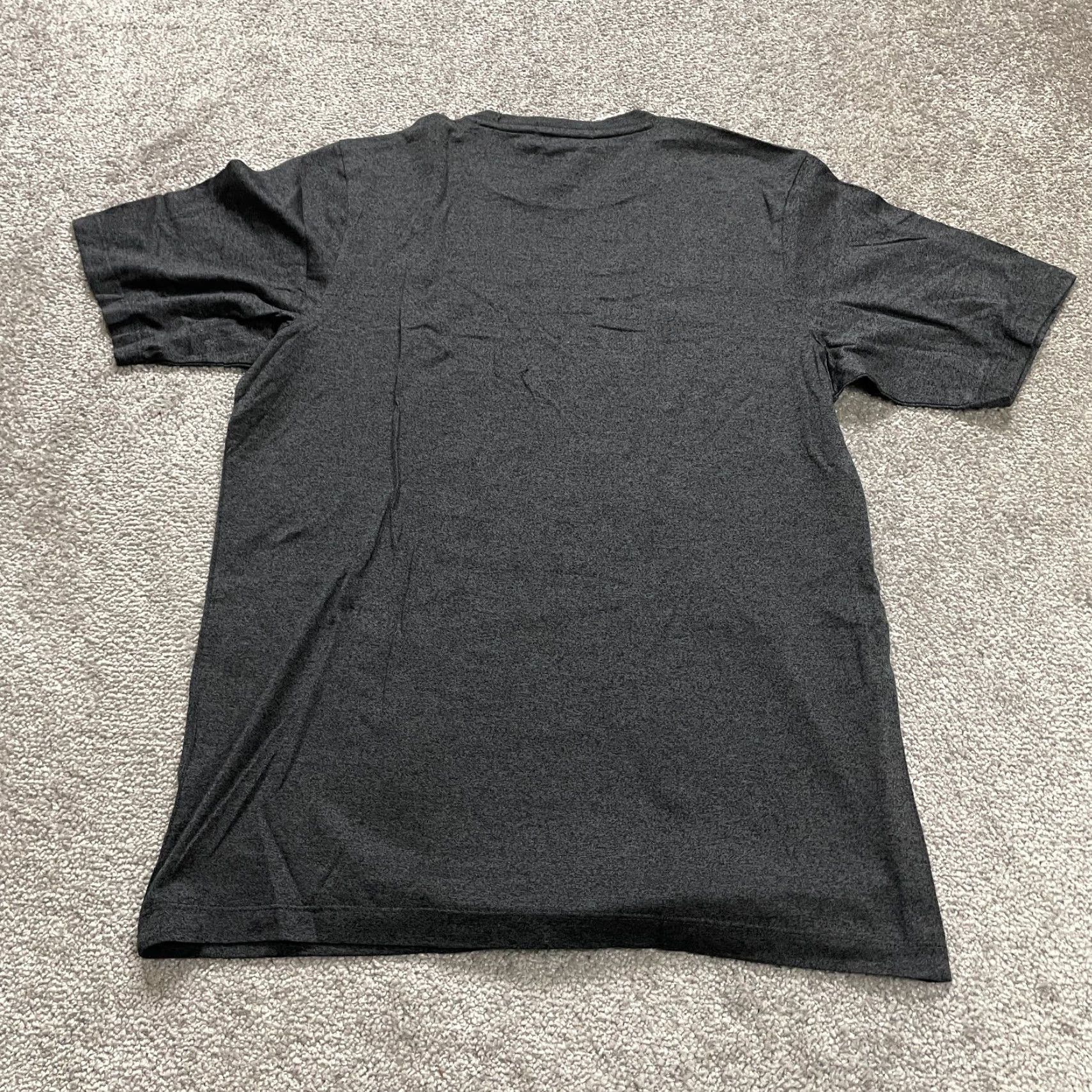 Alfani VINTAGE? No — Actually Alfani Basic Tee T-Shirt Mens Small Gray Solid Crew Neck Short Sleeve Cotton NWT Size US S / EU 44-46 / 1 - 3 Thumbnail