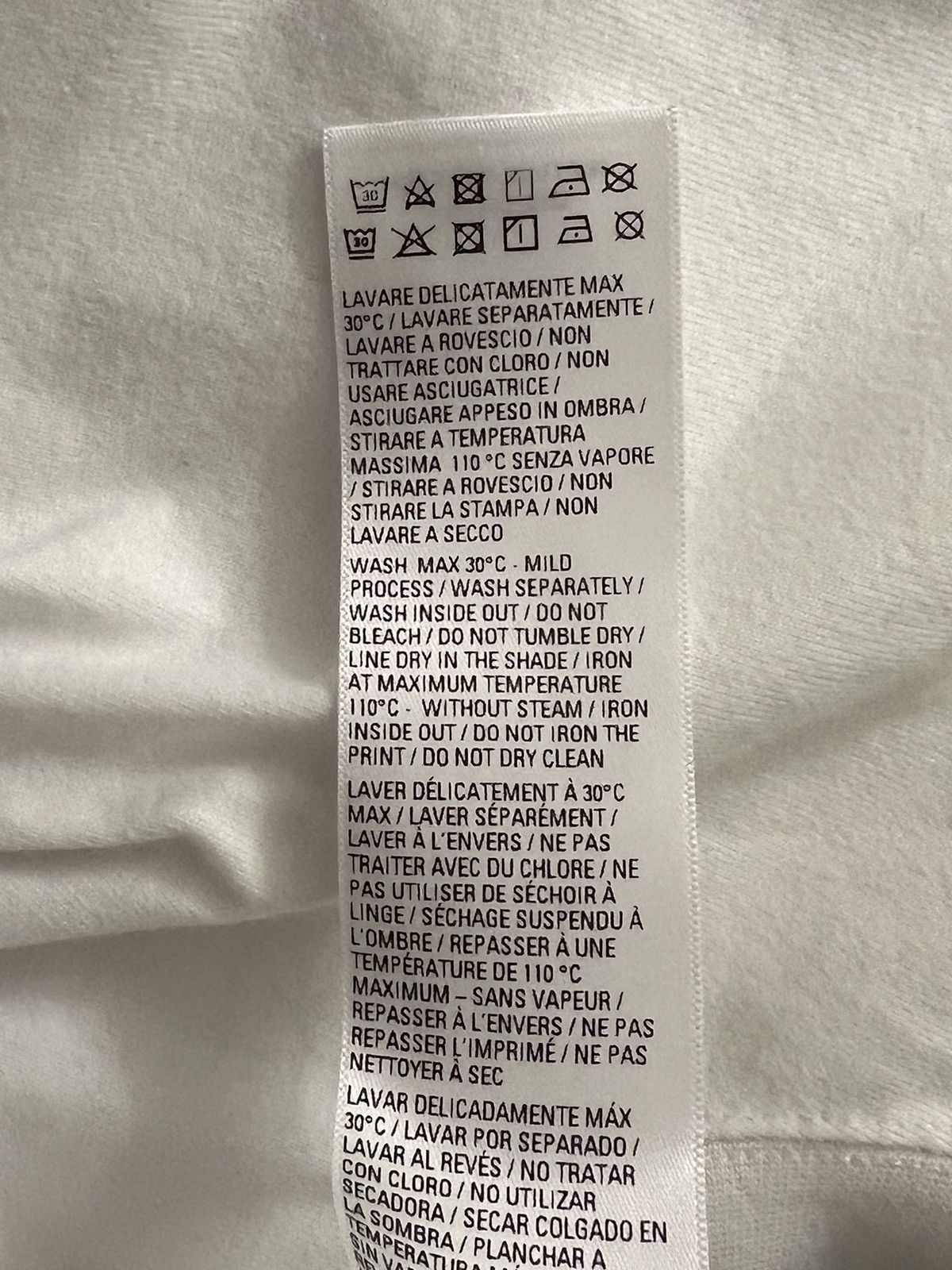 Balenciaga BALENCIAGA WFP T-SHIRT MEDIUM FIT IN WHITE Size US M / EU 48-50 / 2 - 8 Thumbnail