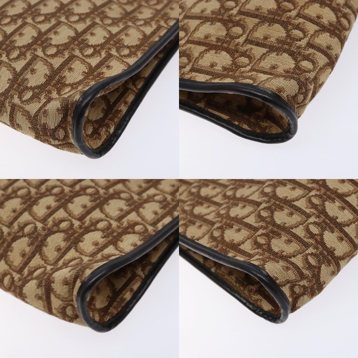 Dior DIOR Trotter Canvas Shoulder Bag Brown Gold Size ONE SIZE - 10 Thumbnail