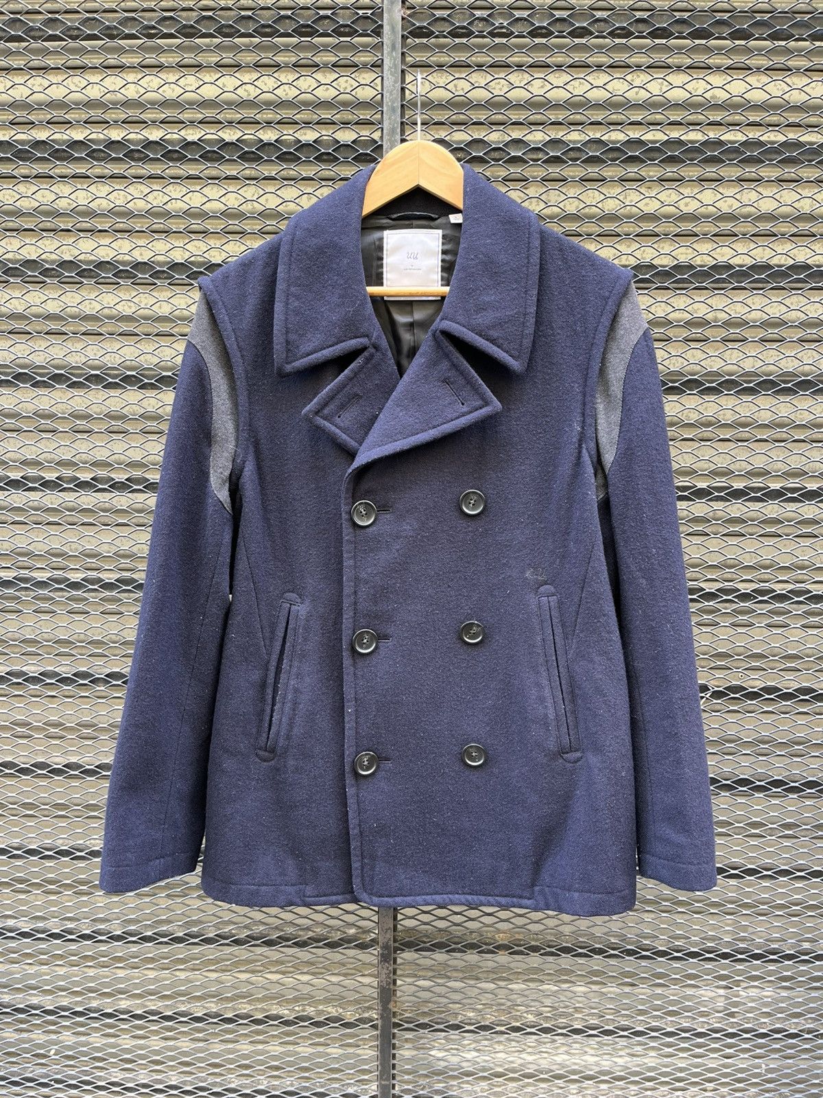 Undercover × Uniqlo Jun Takahashi Undercover Double Breasted Wool Coat Jacket Size US L / EU 52-54 / 3 - 2 Thumbnail