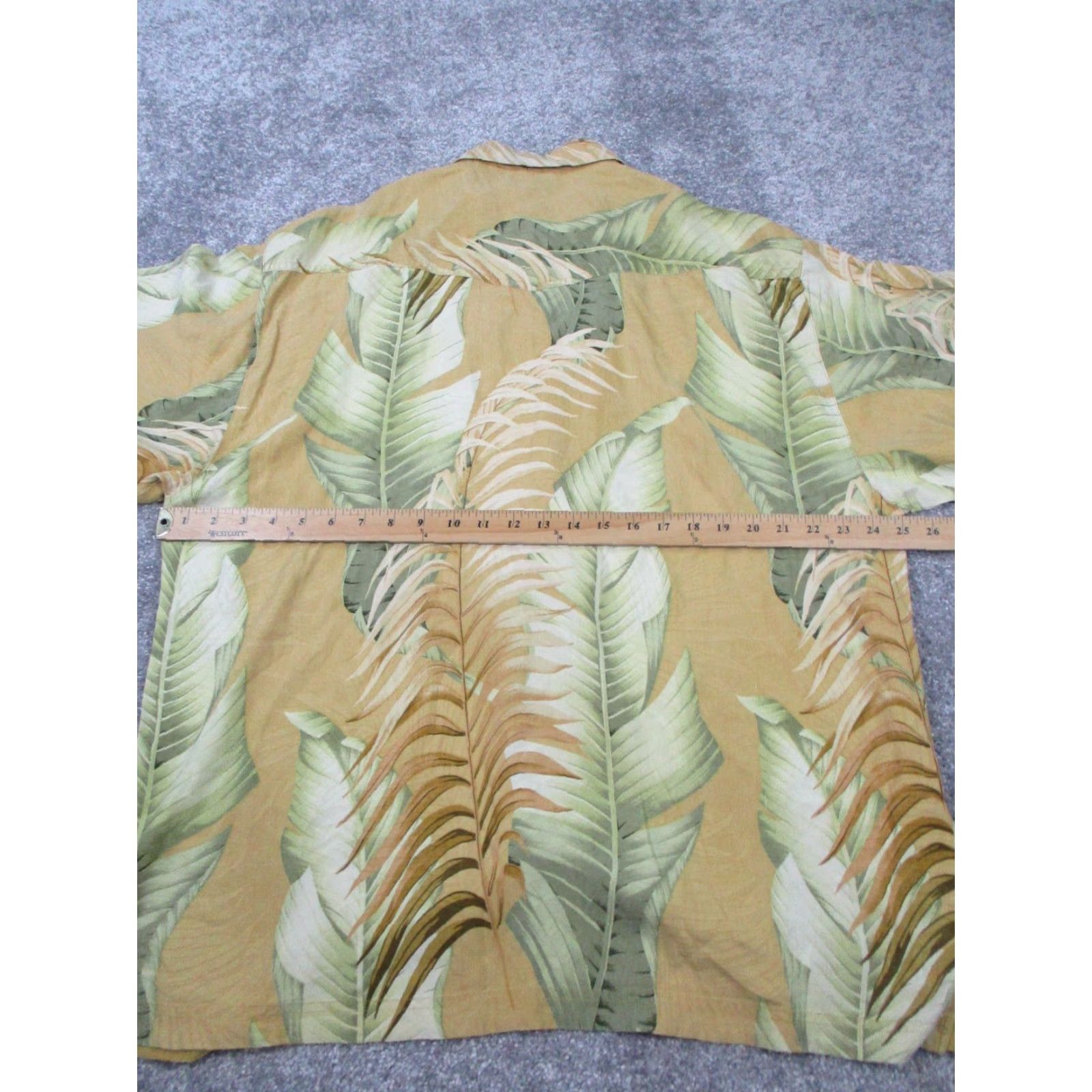 Tommy Bahama Tommy Bahama Shirt Mens XL Green Floral Silk Button Up Size US XL / EU 56 / 4 - 4 Thumbnail