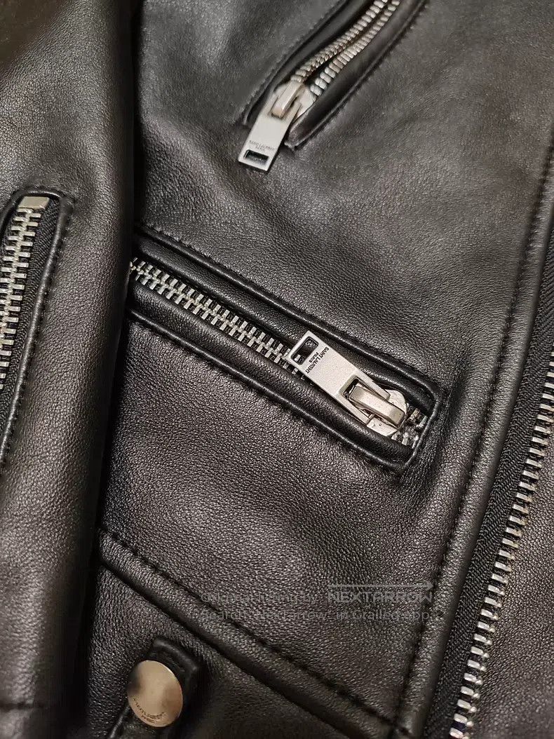 Saint Laurent Paris Saint Laurent Paris Motorcycle Leather Jacket i Size US L / EU 52-54 / 3 - 4 Thumbnail