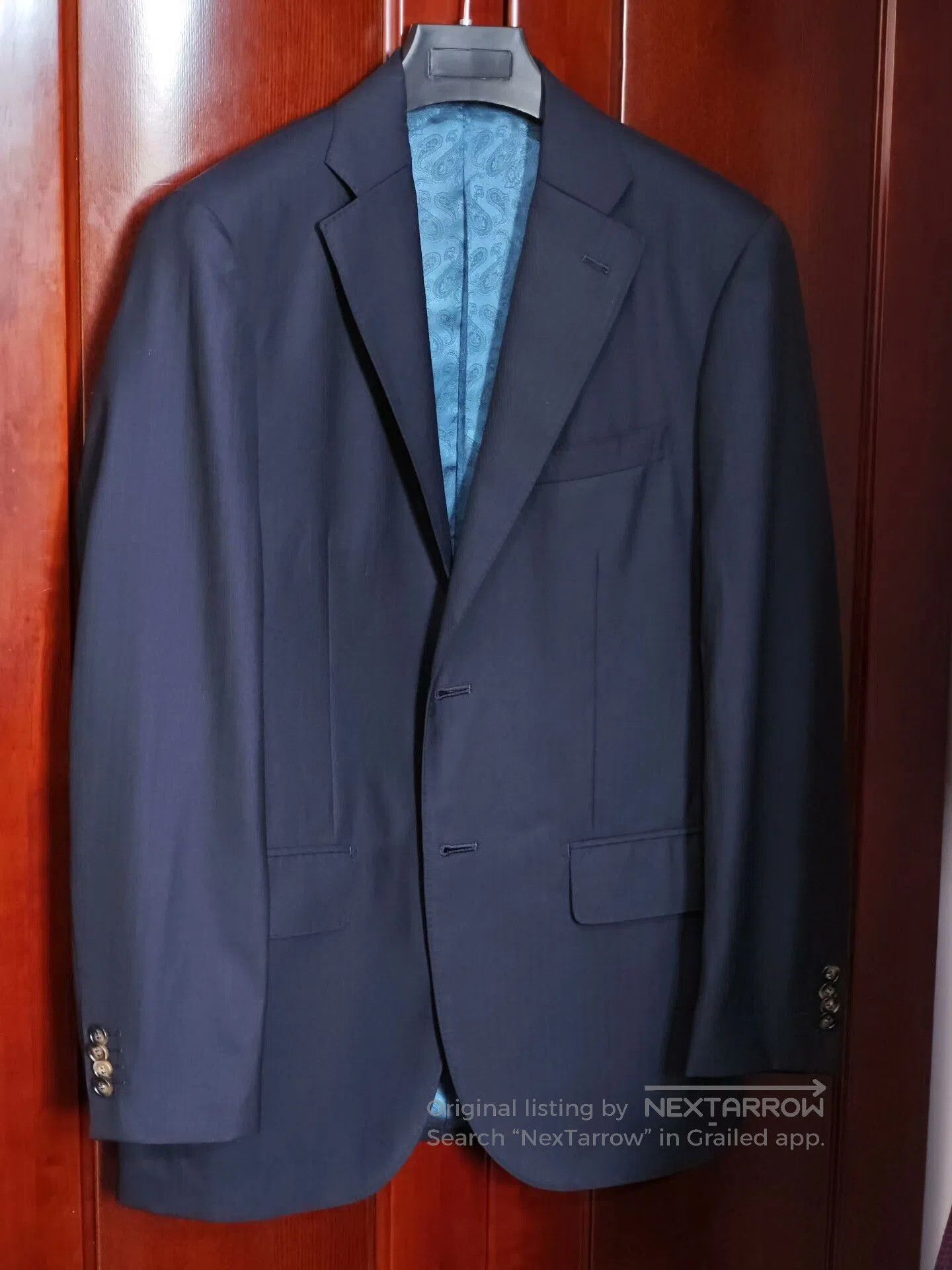 Zegna Custom Wool and Linen Suit.