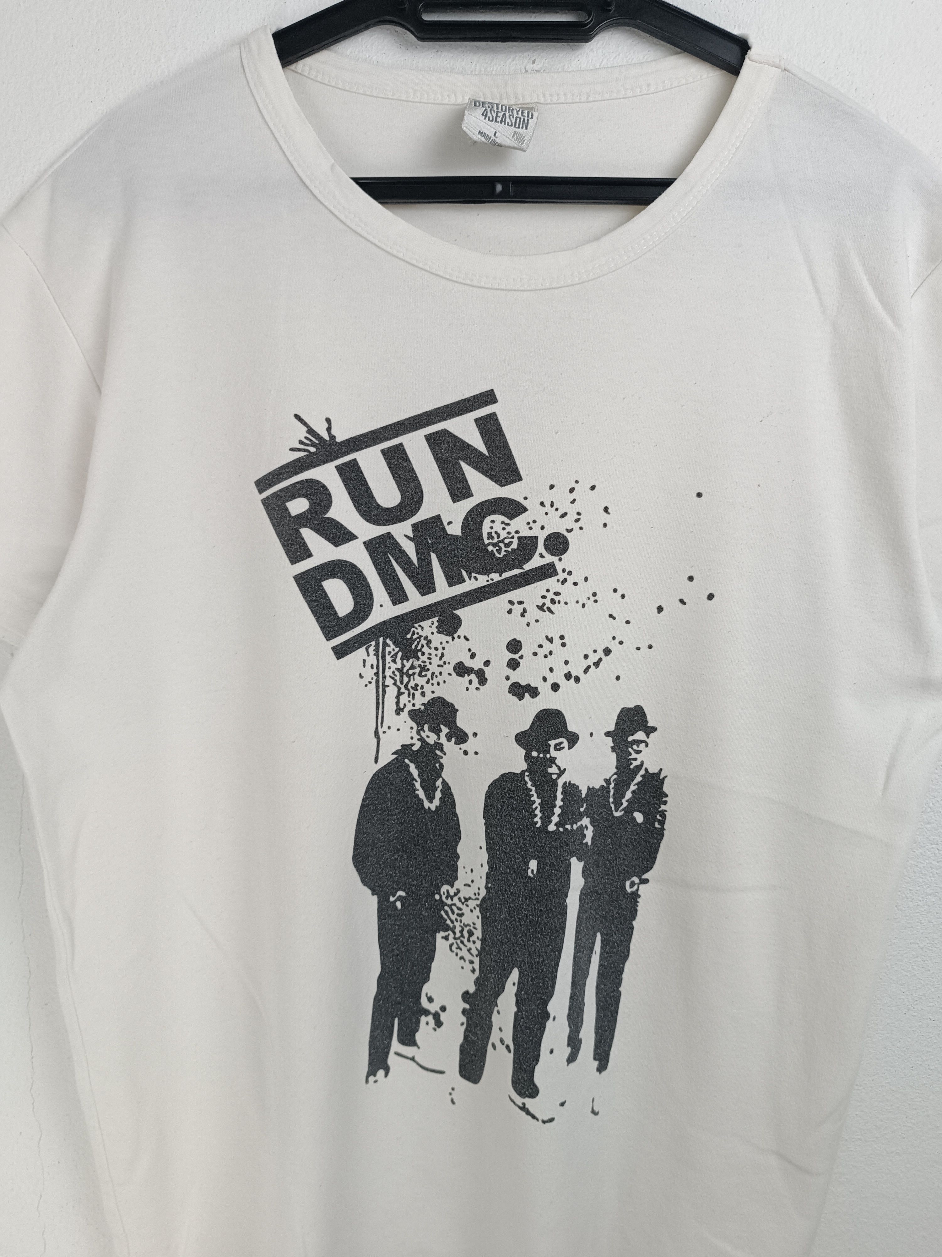 Rap Tees VINTAGE RUN DMC RAP HIPHOP TEE public enemy nwa wutang Size US M / EU 48-50 / 2 - 7 Thumbnail