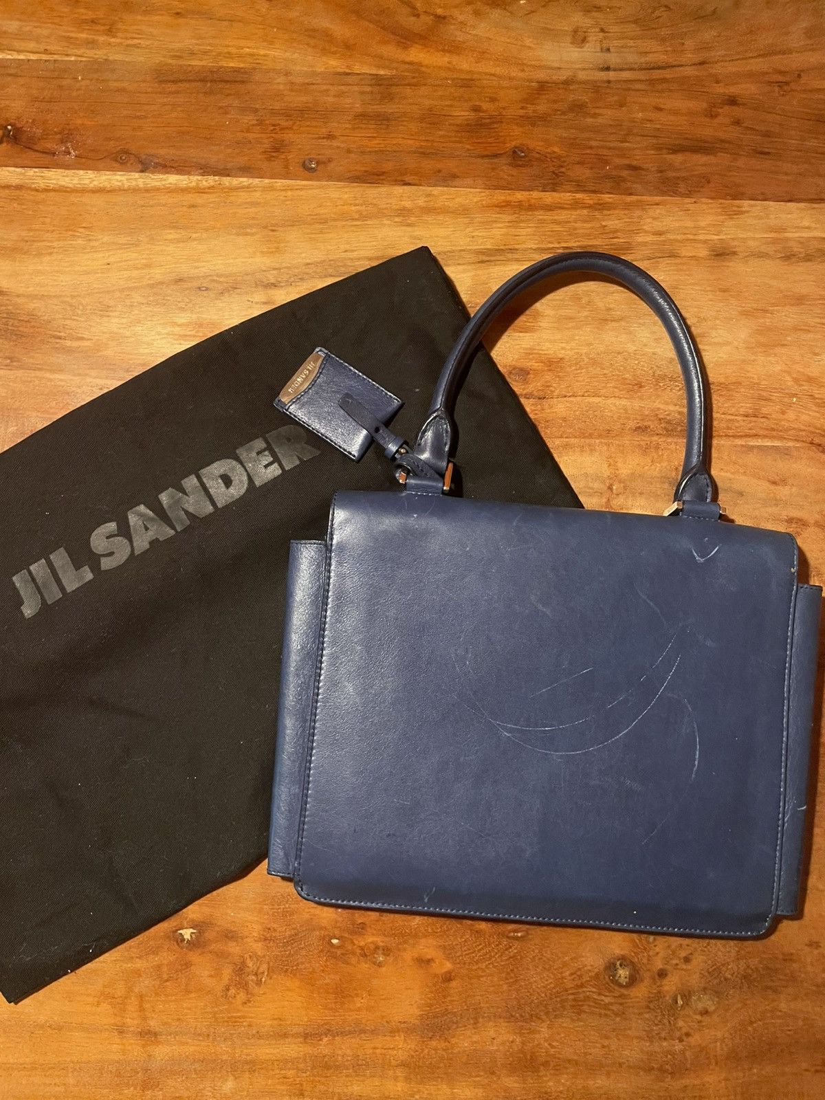 Jil Sander Jil Sander Vintage Structured Leather Handbag – Made in IT Size ONE SIZE - 3 Thumbnail