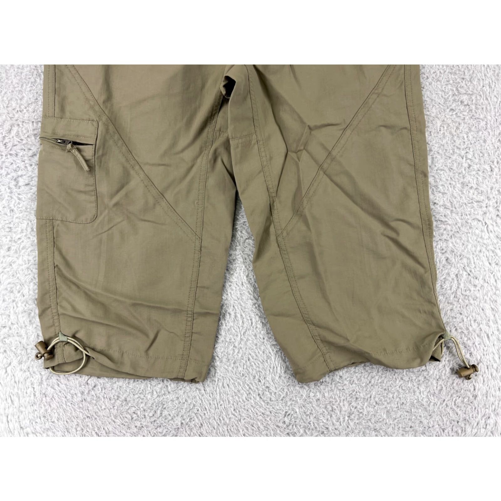 Vintage 10,000 FT ABOVE SEA LEVEL Pants Women 6 Beige Nylon Hiking Camping Fishing Cargo Size 28" / US 6 / IT 42 - 4 Thumbnail