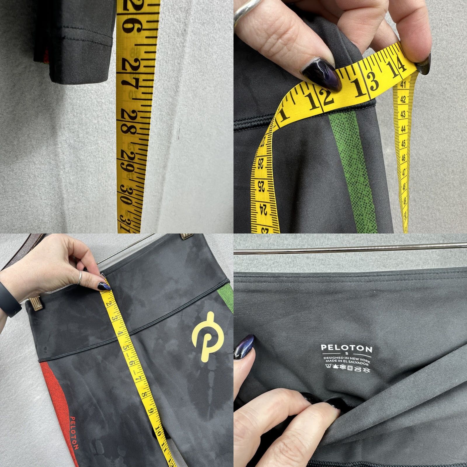 Quest A Tribe Called Quest Leggings Womens S Black Skinny Pull On High Waist Compression Activewear Sports Size 28" / US 6 / IT 42 - 8 Thumbnail