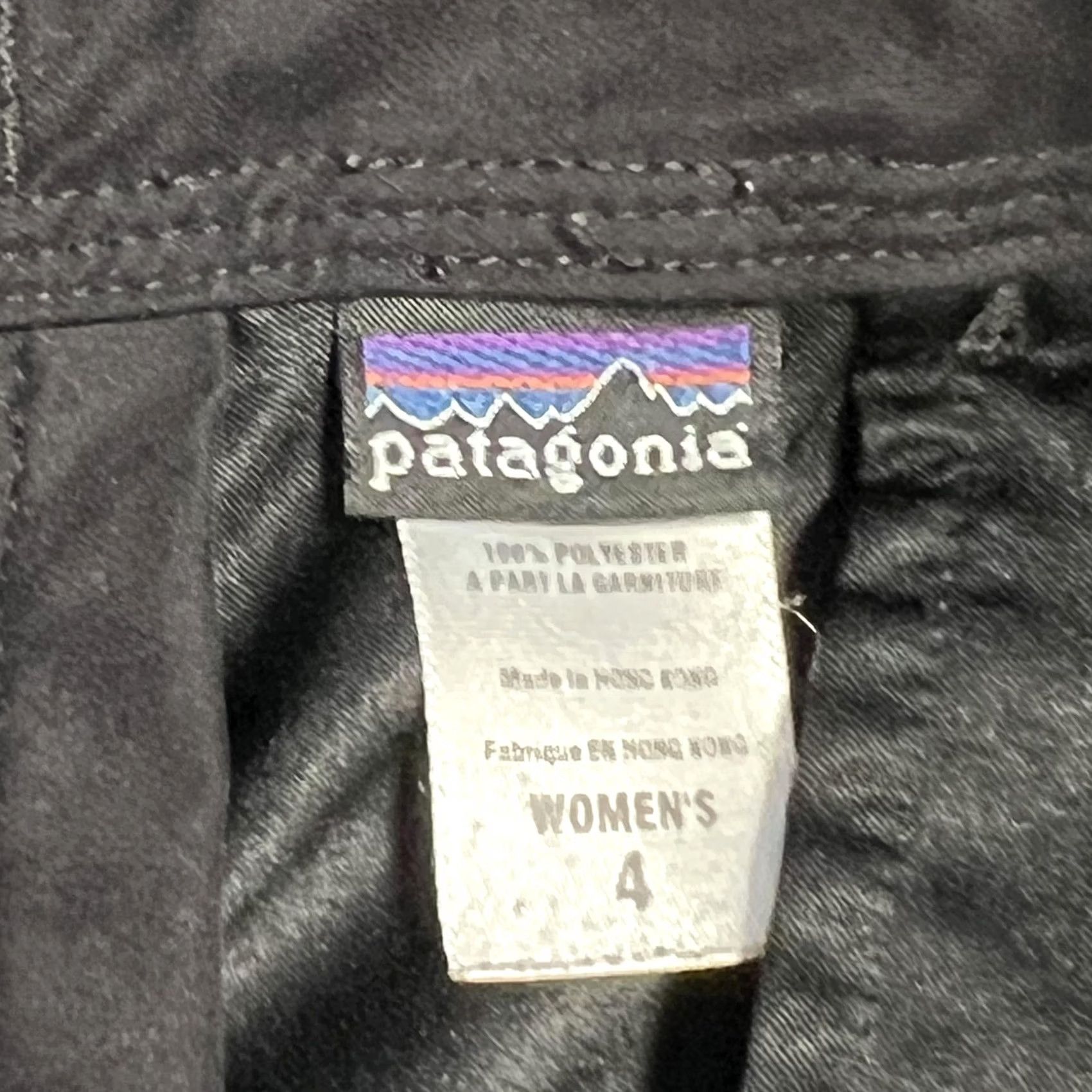 Patagonia Patagonia Pants Womens 4 Black Outdoor Hiking Lightweight Zip Fly Logo Nature Casual Travel Size 27" / US 4 / IT 40 - 7 Thumbnail