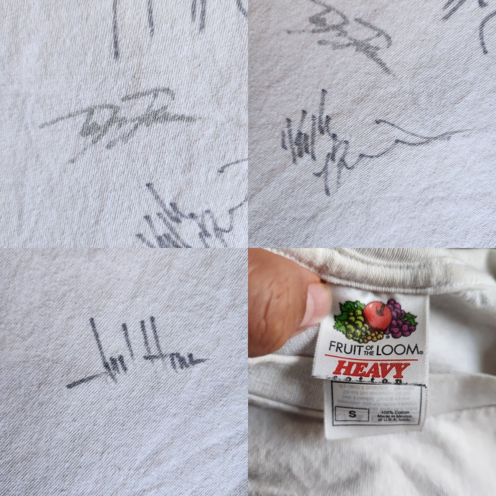 Fruit Of The Loom Vintage Drop Dead Gorgeous Band Shirt Rare Signed Concert Merch White Graphic S Size US S / EU 44-46 / 1 - 8 Thumbnail