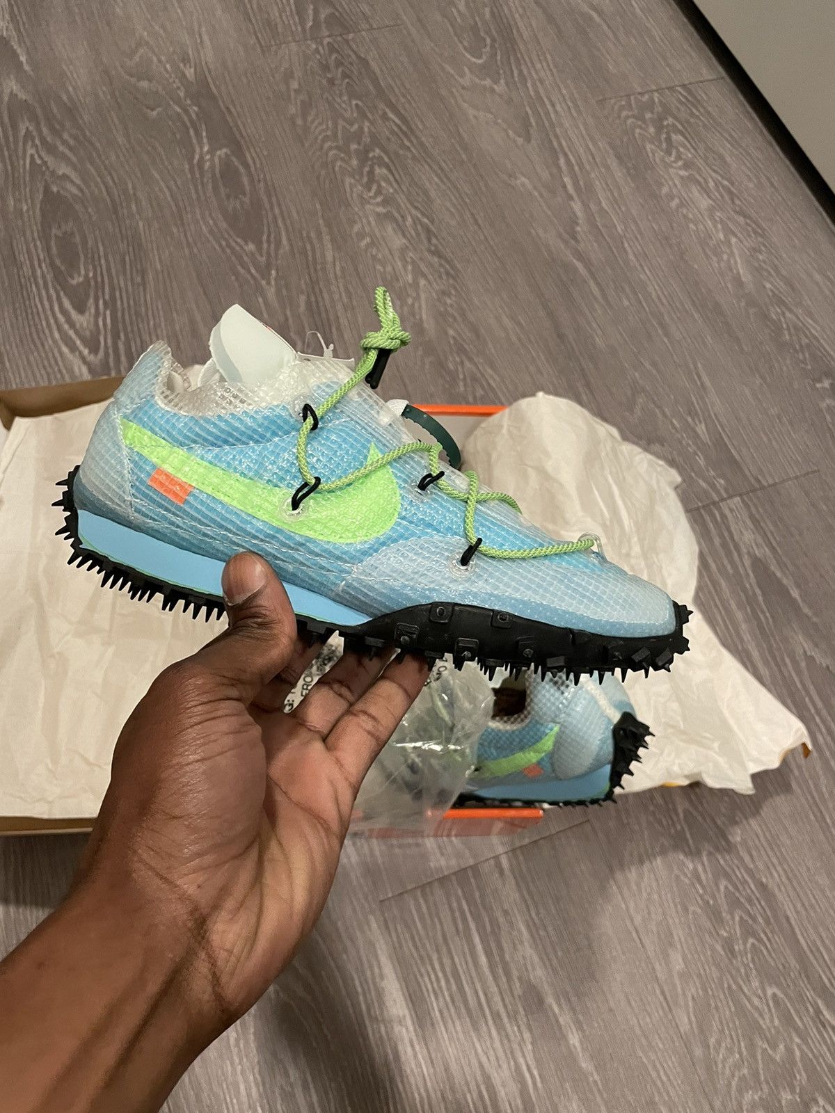 Nike × Off-White Off-White Waffle Racer Size US 7.5 / IT 37.5 - 1 Thumbnail