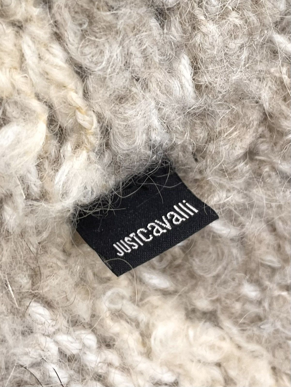 Just Cavalli Just Cavalli by Roberto Cavalli Fringe Chunky Knit Cardigan Size S / US 4 / IT 40 - 12 Thumbnail