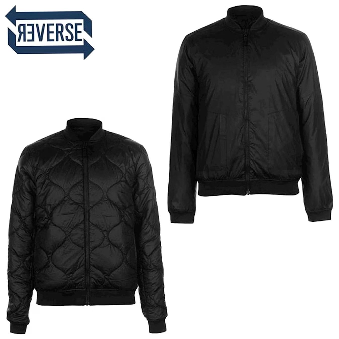 Under Armour UNDER ARMOUR Reactor Reversible ColdGear Quilted Bomber Jacket Mens Small Black Size US S / EU 44-46 / 1 - 2 Thumbnail