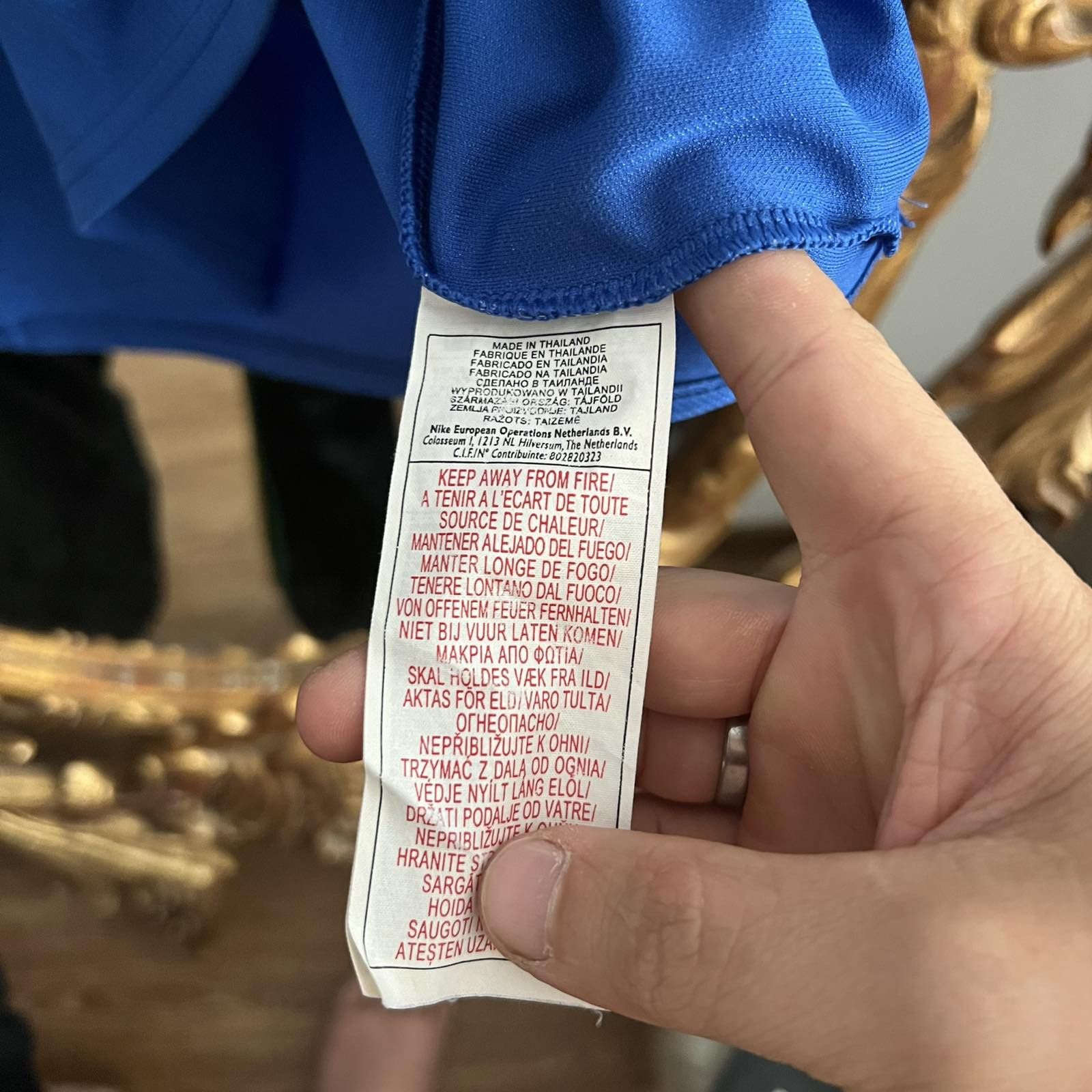 Vintage VTG Nike Queen of the South adults L football shirt jersey Size US L / EU 52-54 / 3 - 6 Thumbnail