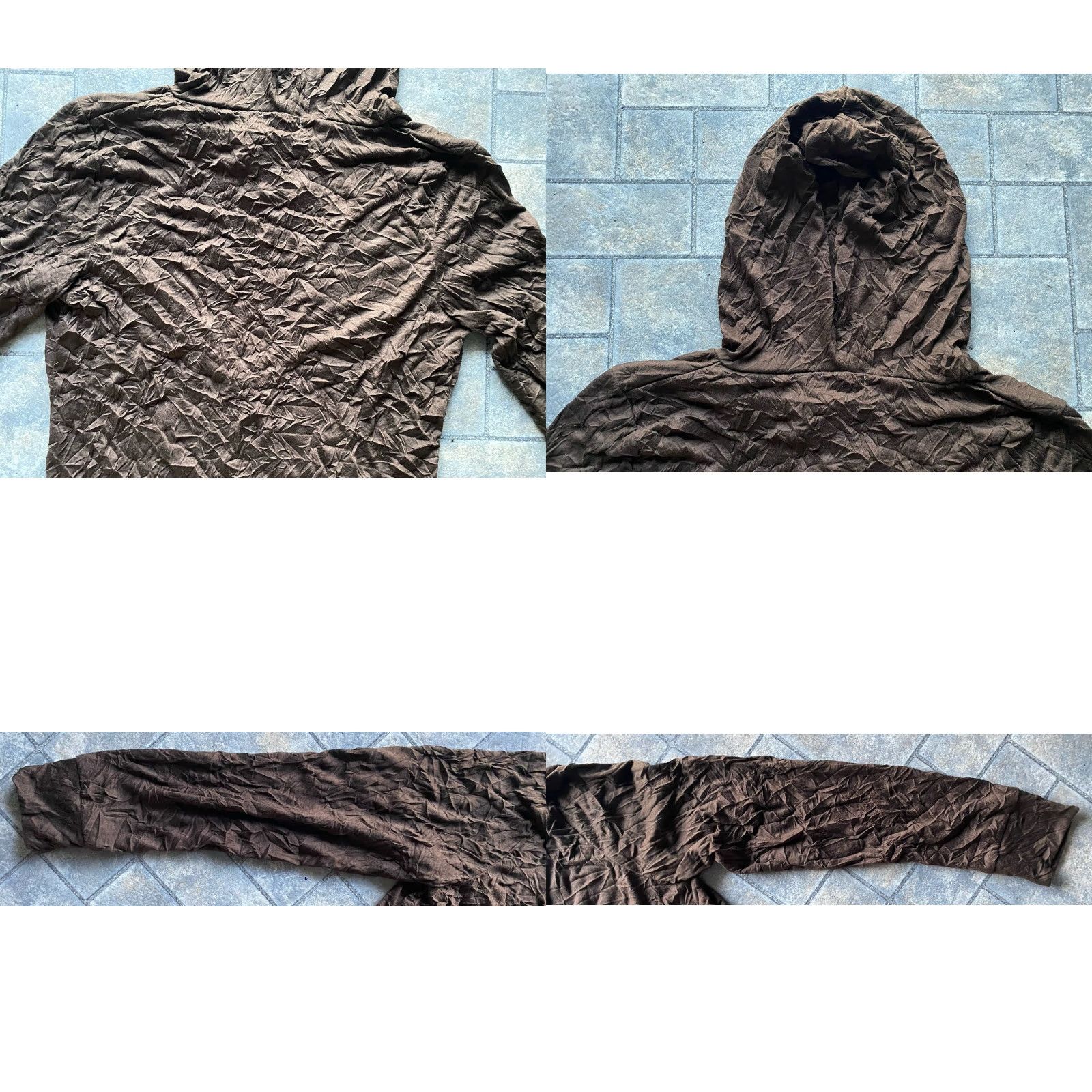 Vintage NWT Ozone Women’s Hoodie Crinkled Brown XL Regular Size- XL Hoodie Women’s Activewear Brown NWT Size XL / US 12-14 / IT 48-50 - 10 Thumbnail