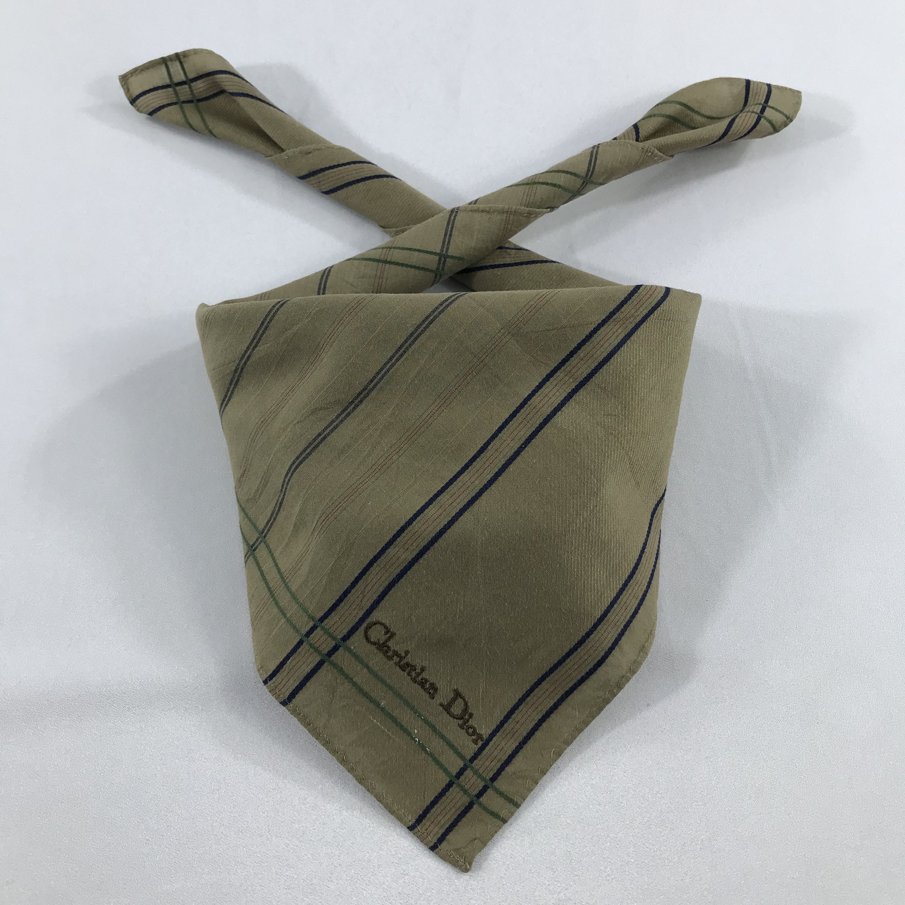Vintage Christian Dior Bandana / Handkerchief / Neckerchief - S1980 Size ONE SIZE - 3 Thumbnail