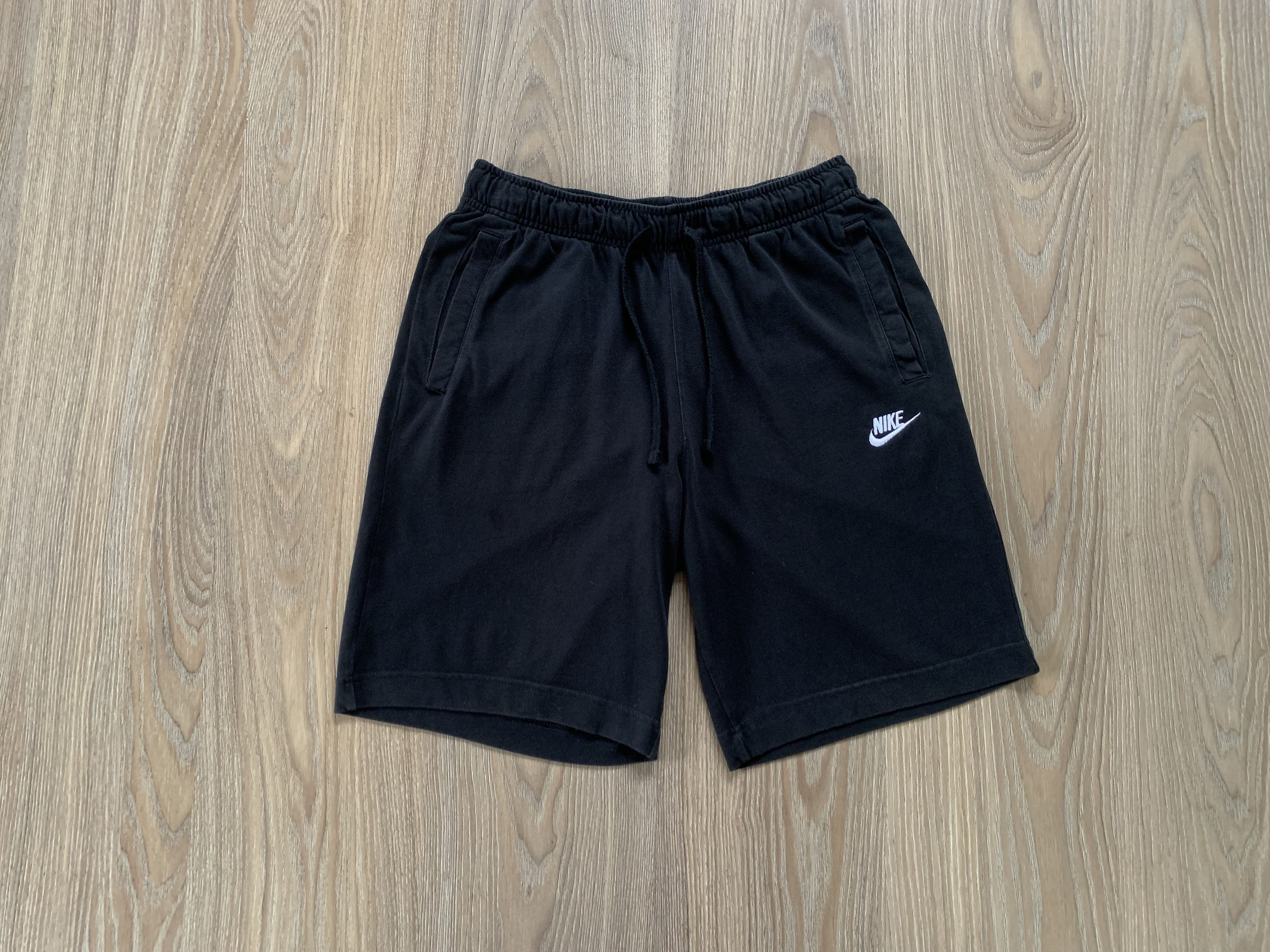 Nike Nike Sportswear Black Cotton Shorts Size US 30 / EU 46 - 1 Thumbnail