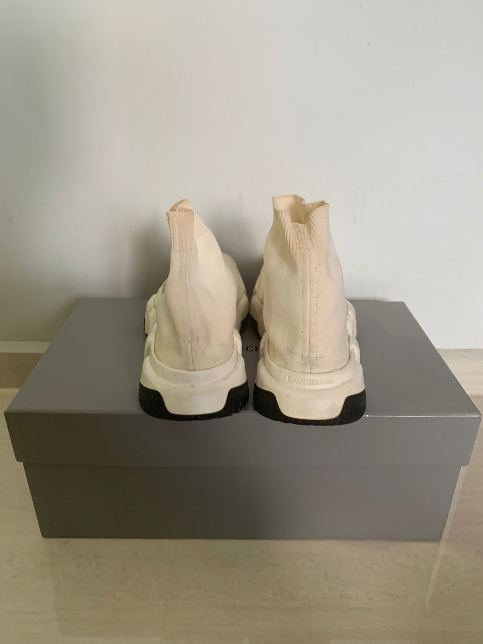 Balenciaga Balenciaga Speed Sneaker Beige Size US 7 / EU 40 - 4 Thumbnail
