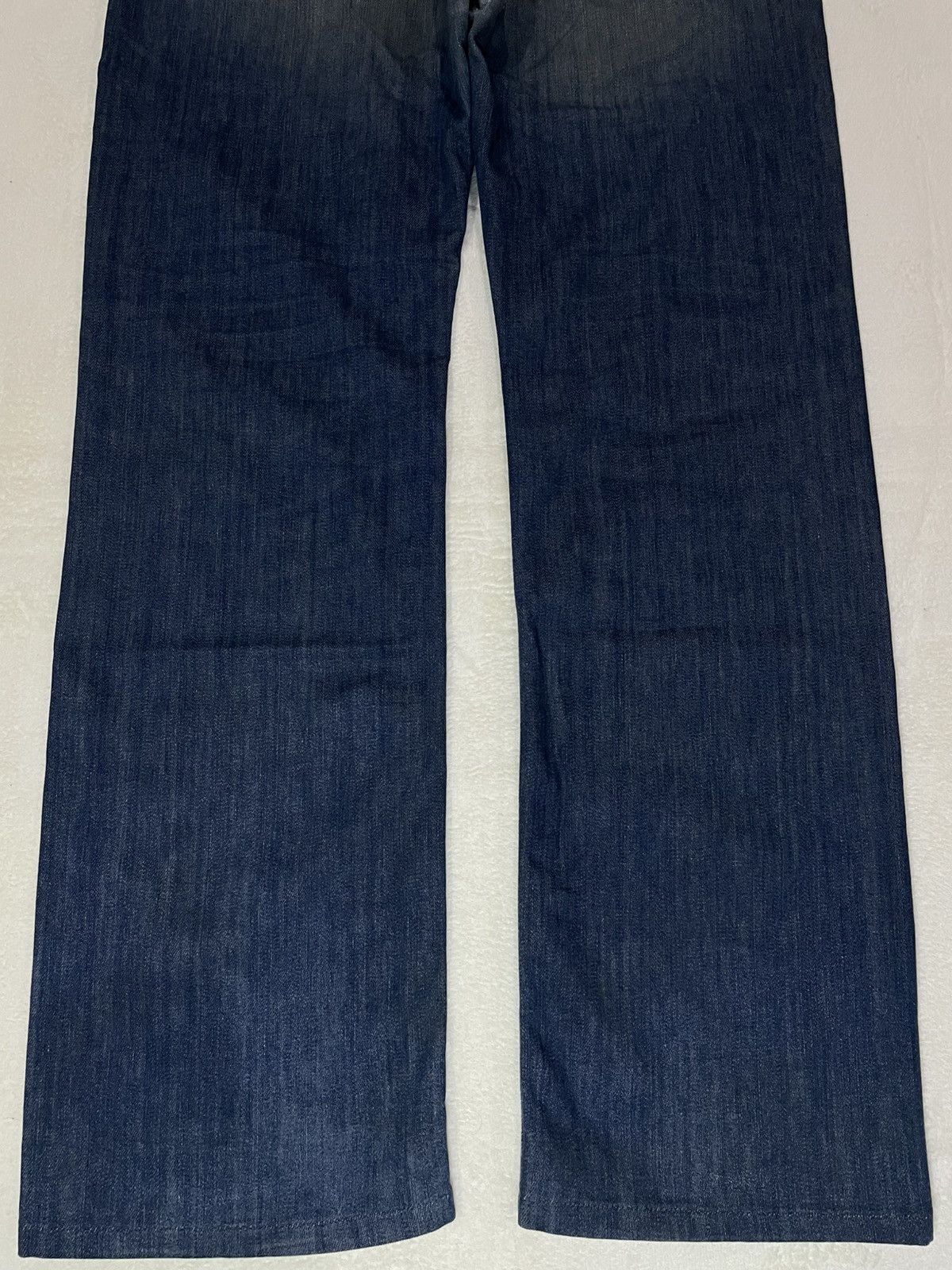 Diesel Vintage Diesel Larkee Regular Straight Cut Faded Distressed Size US 35 - 15 Thumbnail