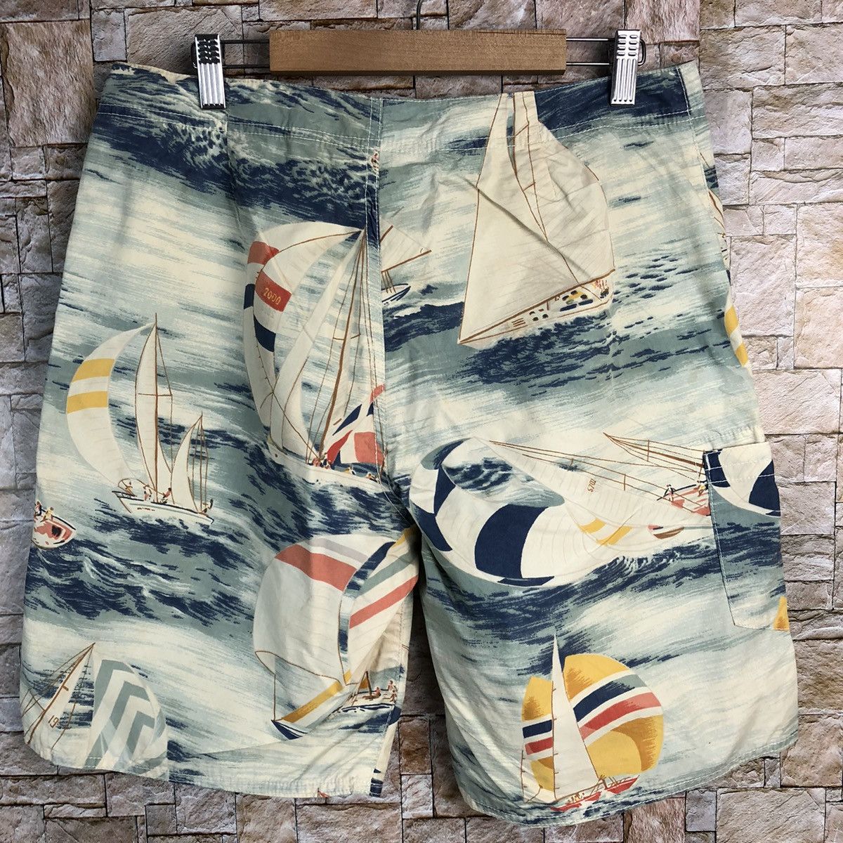 Polo Ralph Lauren Polo Ralph Lauren Sailboat Nautical Beach Shorts Yacht #A137 Size US 30 / EU 46 - 11 Thumbnail