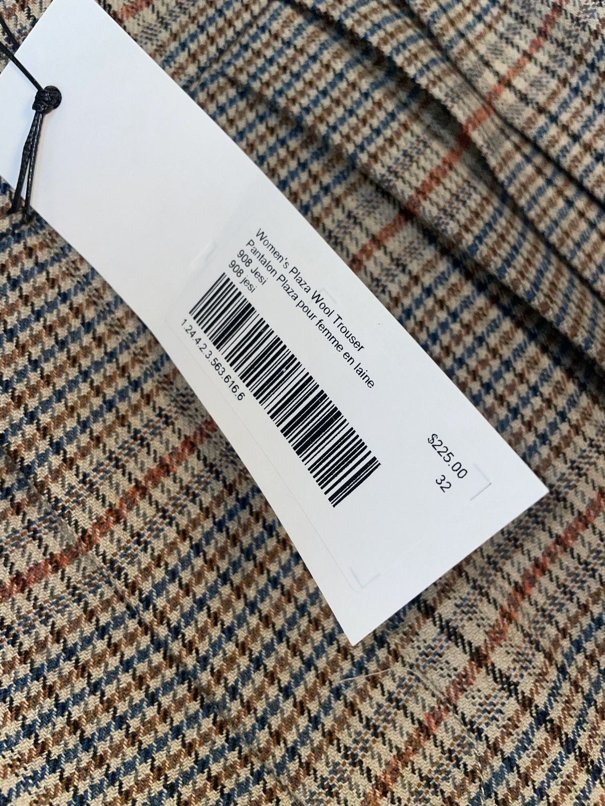 Kotn Women’s Wool Plaid Trousers Size 32" / US 10 / IT 46 - 4 Thumbnail