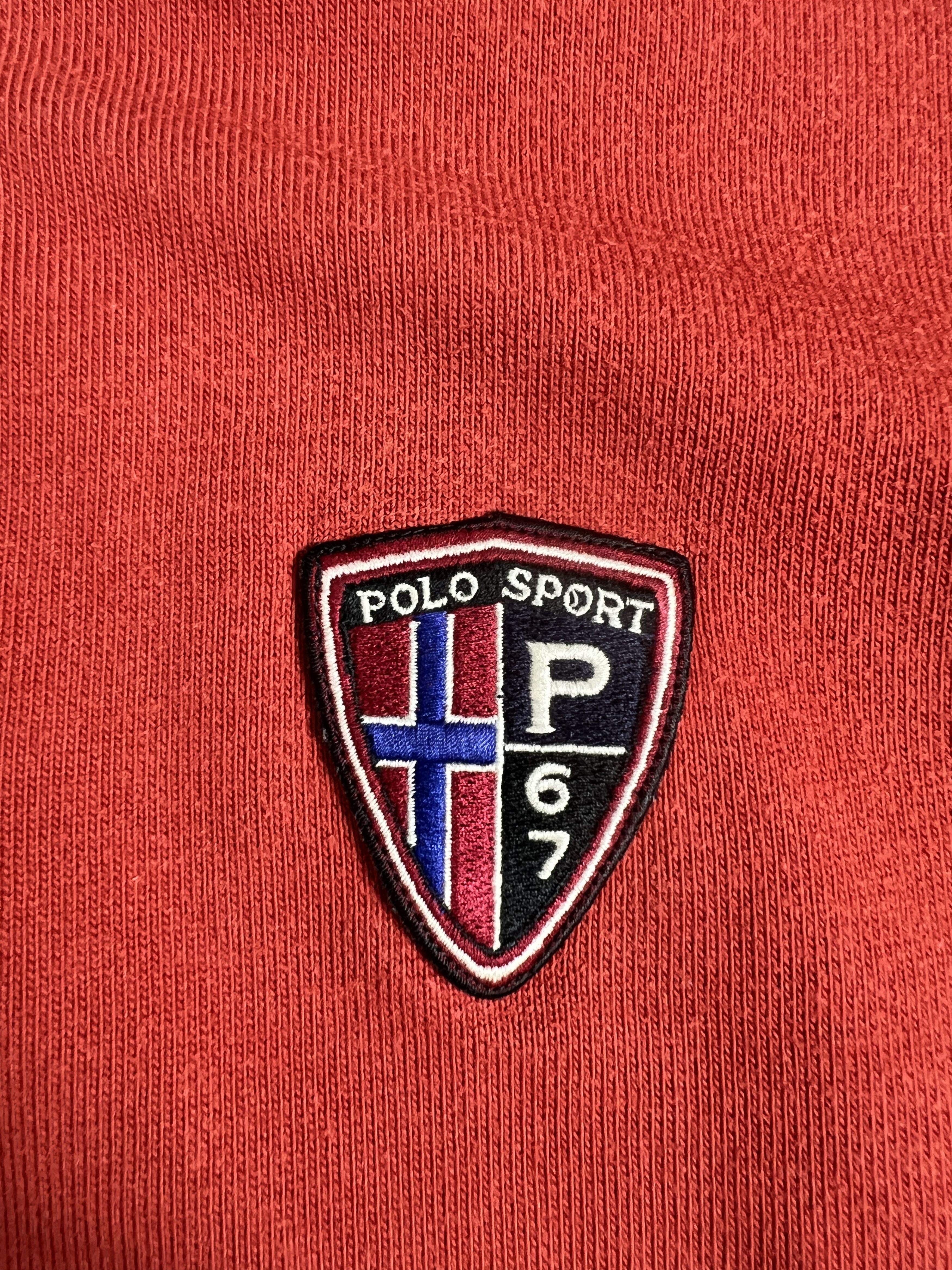 Polo Ralph Lauren Vintage Polo Sport P-67 L/S Rugby Polo Shirt (M) JK653 Size US M / EU 48-50 / 2 - 2 Thumbnail