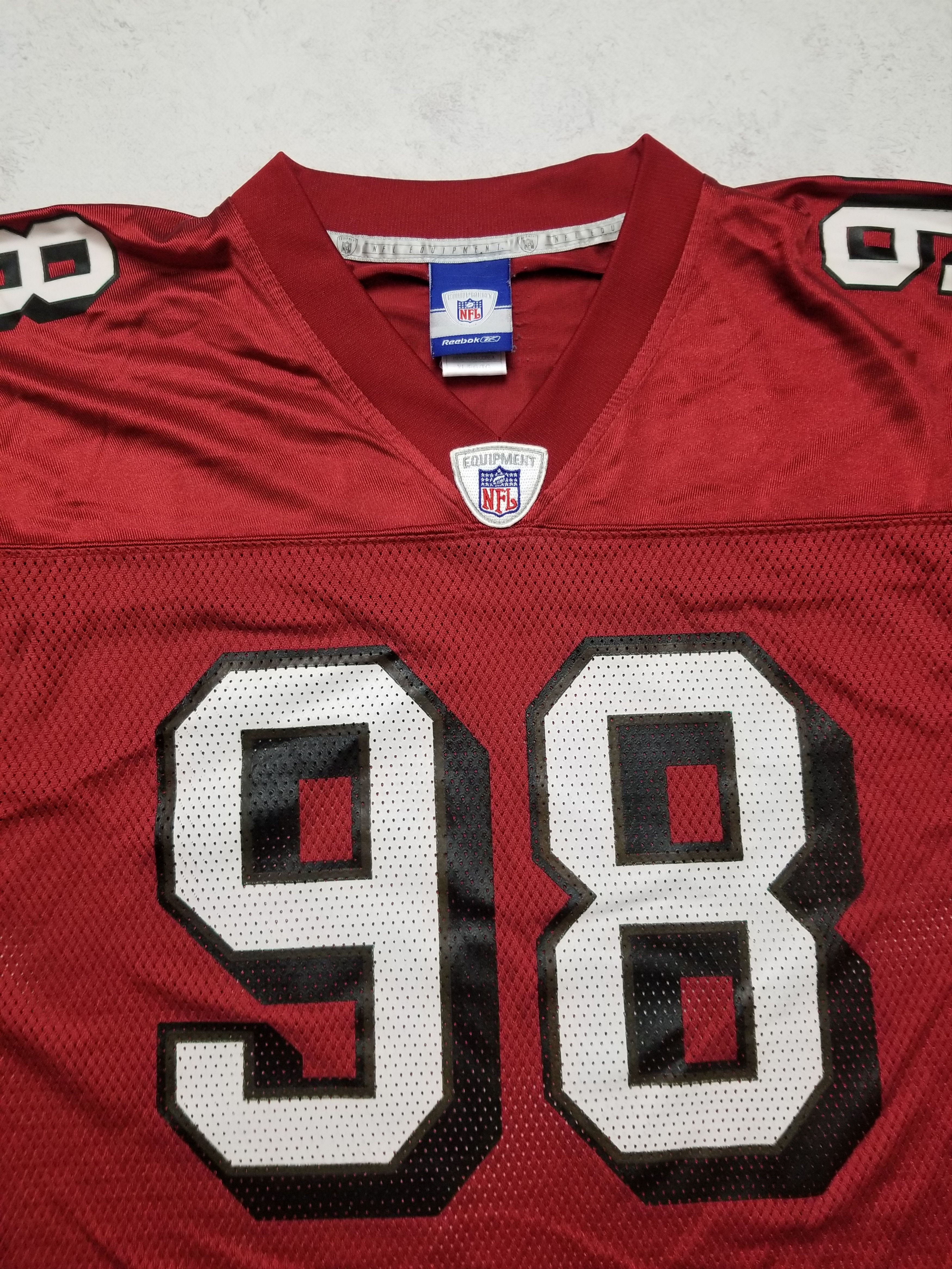 Reebok VTG San Francisco 49ers Julian Peterson #98 NFL Jersey Size US XL / EU 56 / 4 - 15 Thumbnail
